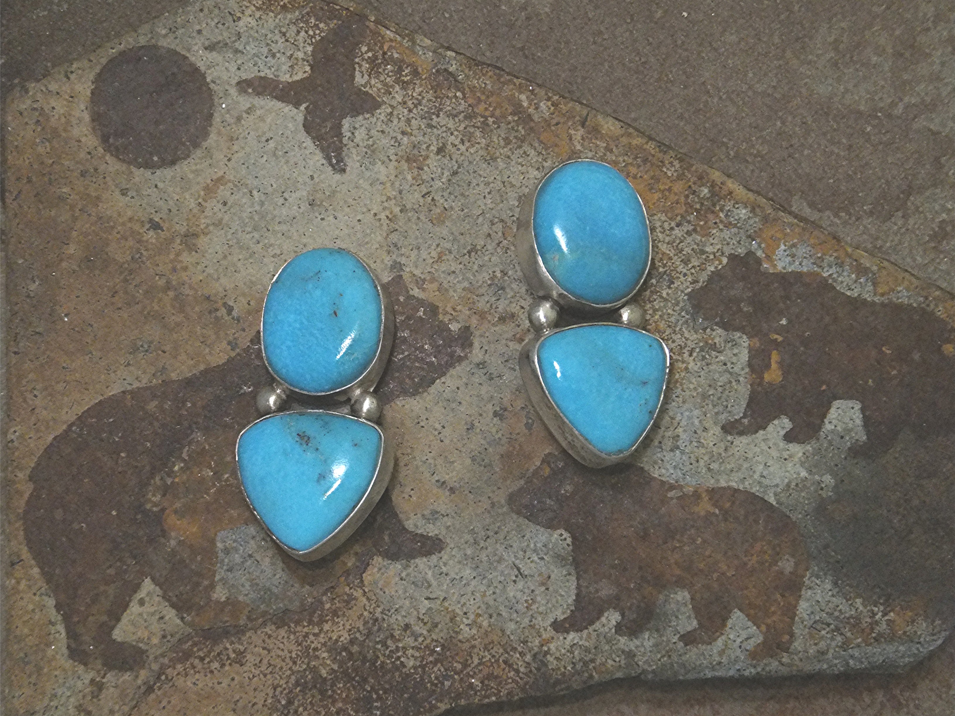 David Troutman Sterling Silver Sleping Beauty Turquoise