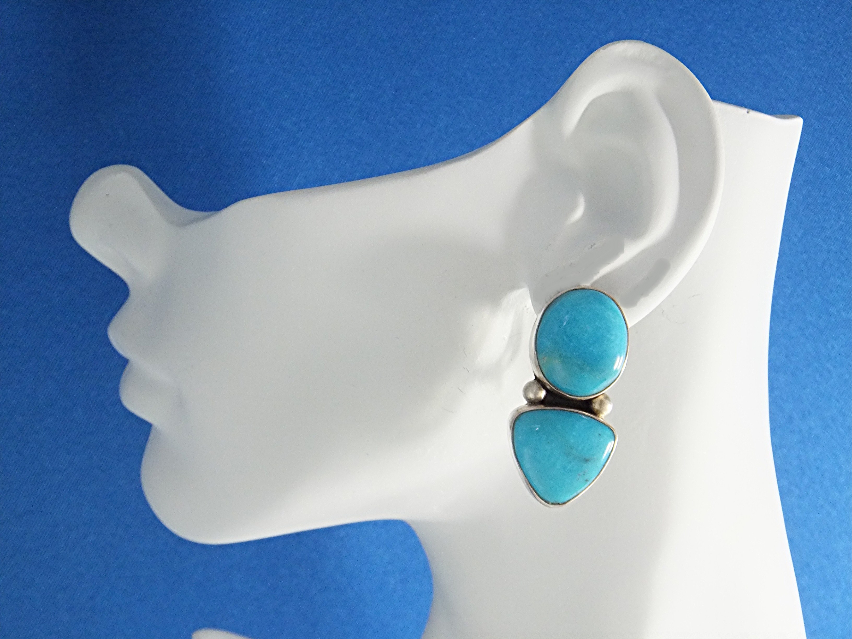 David Troutman Sterling Silver Sleping Beauty Turquoise