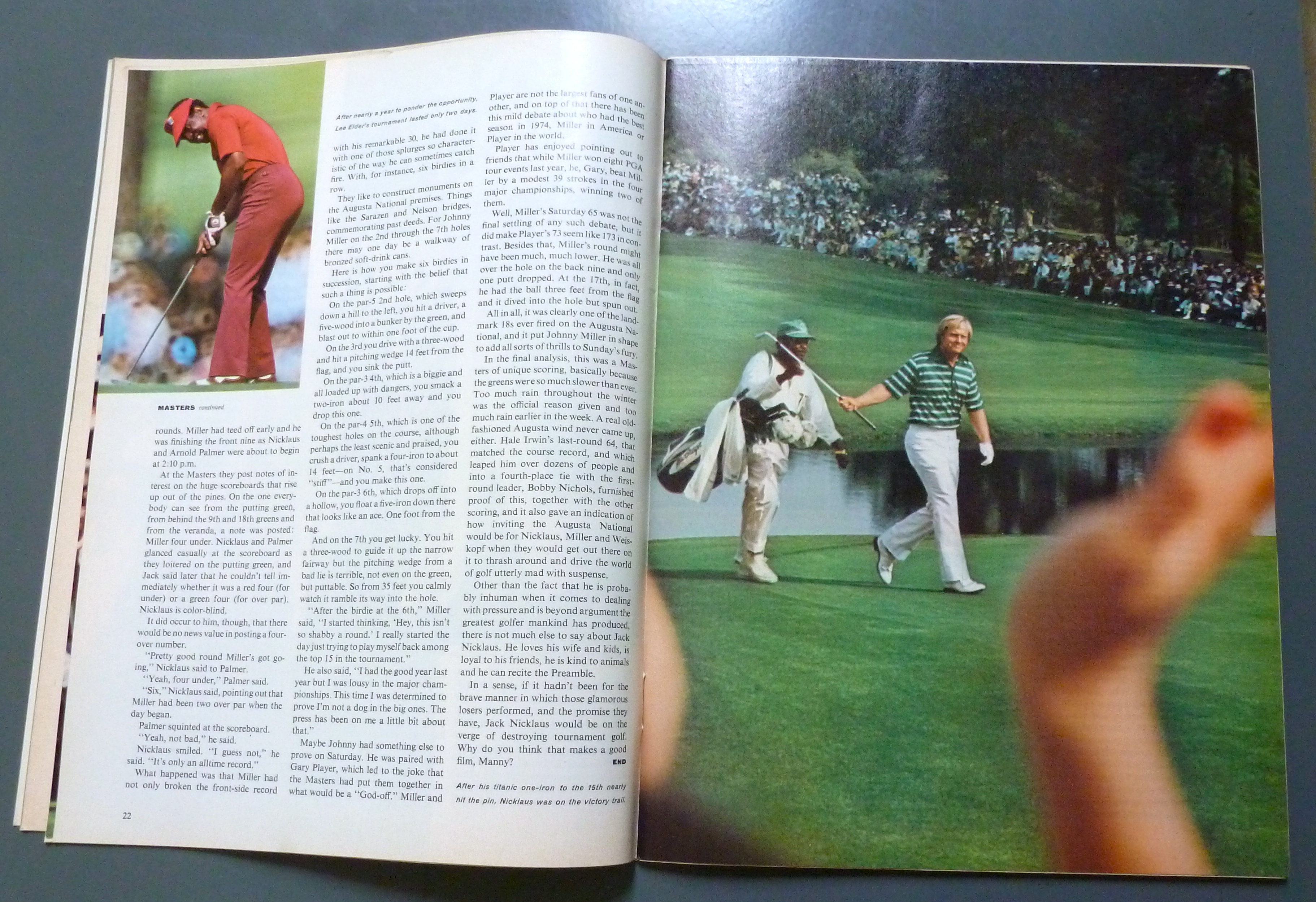Sports Illustrated Magazine-April 21, 1975-Jack