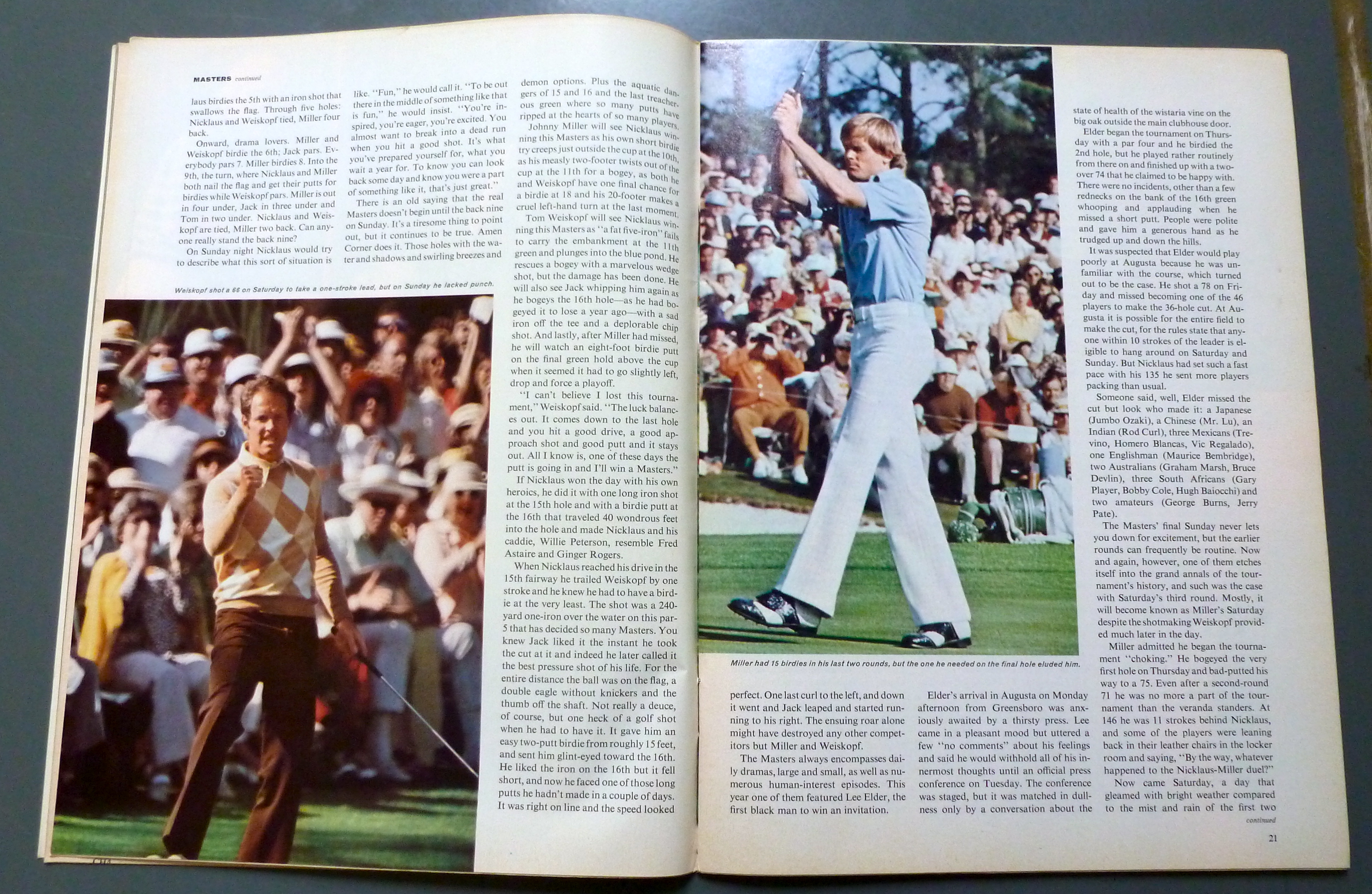 Sports Illustrated Magazine-April 21, 1975-Jack