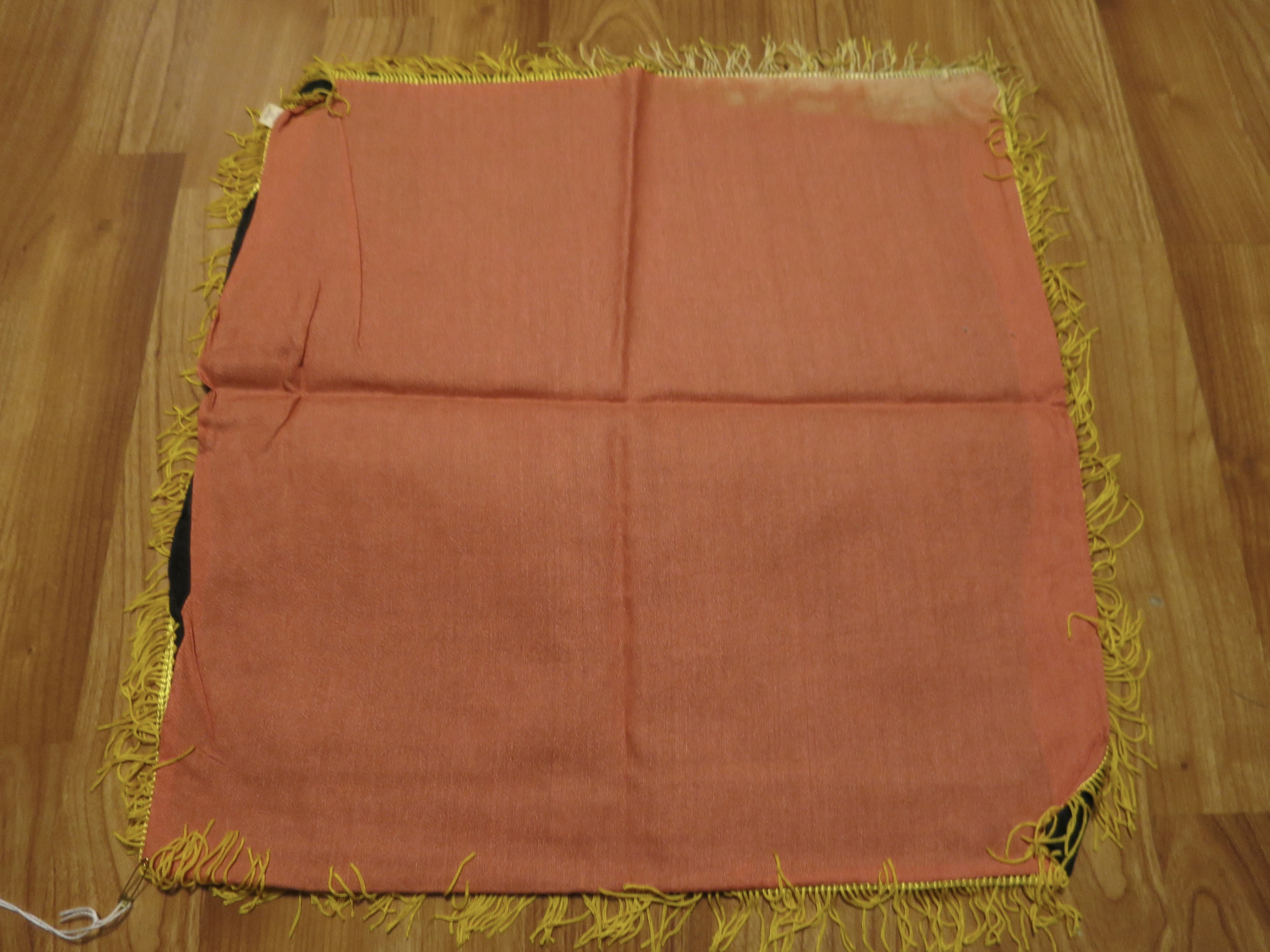 Vintage Canada Souvenir pillow cover case velvet painted
