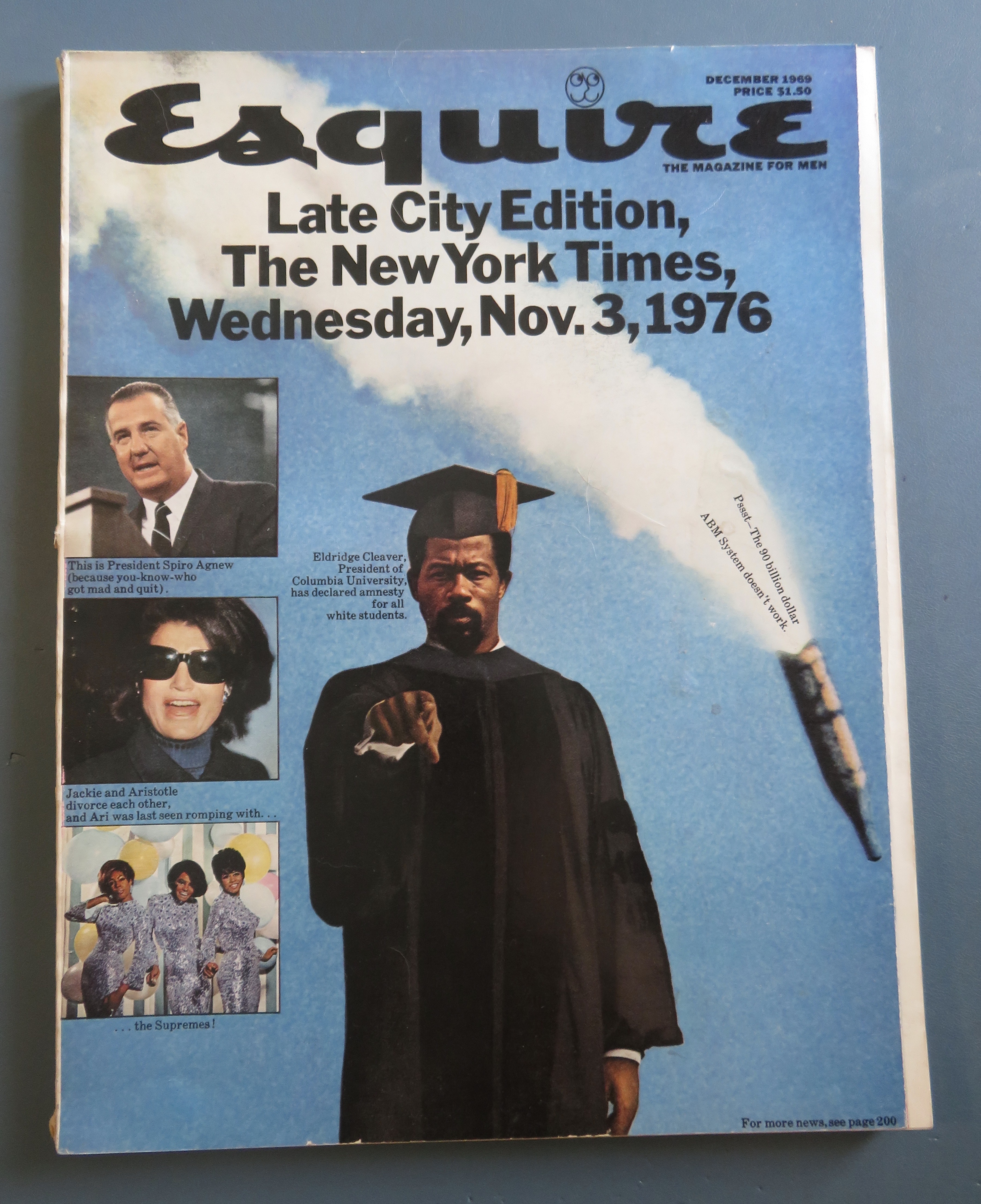 Esquire Magazine December 1969 Spiro Agnew & Jackie