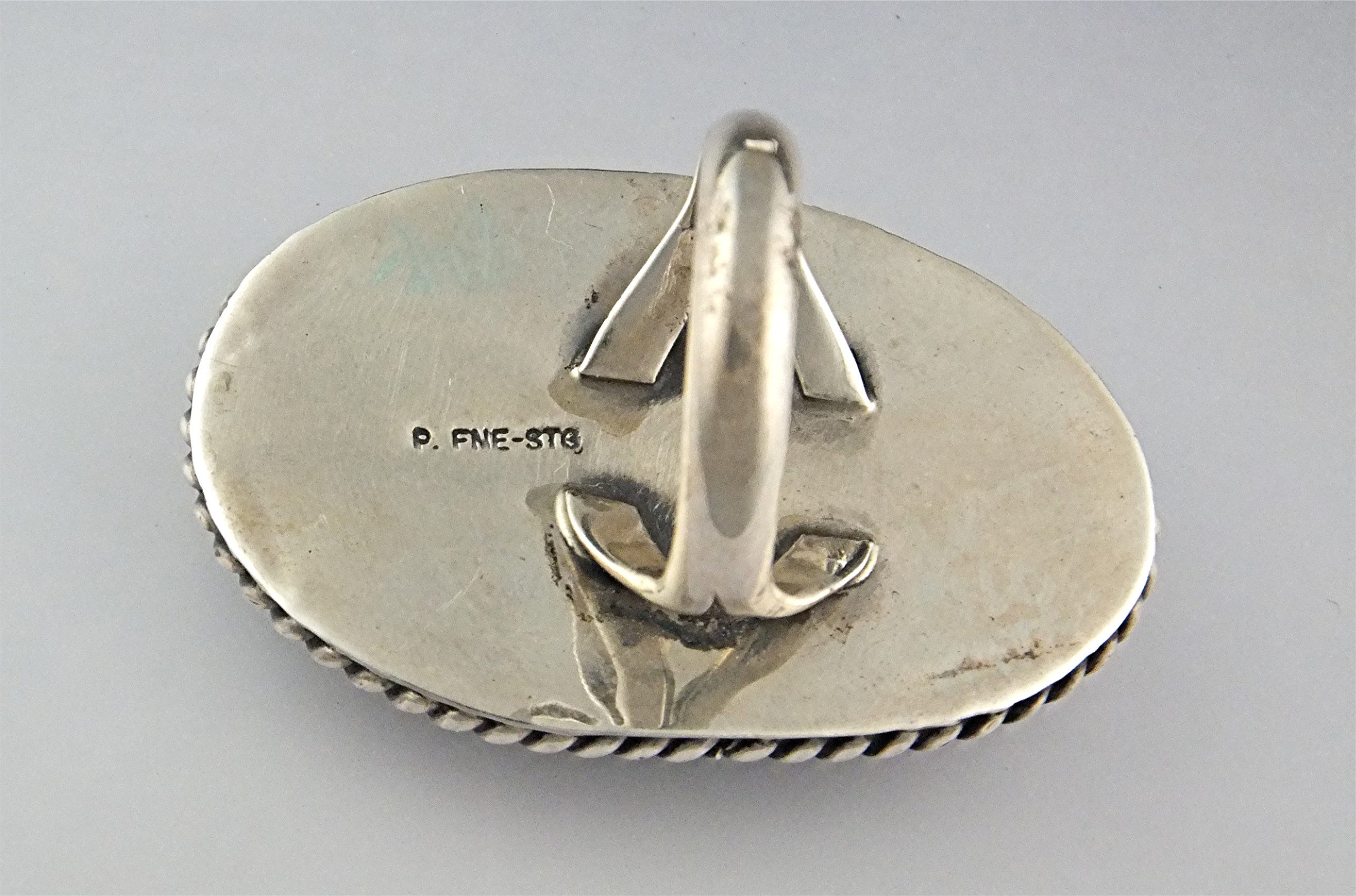 Native American Turquoise PLATERO Sterling Silver