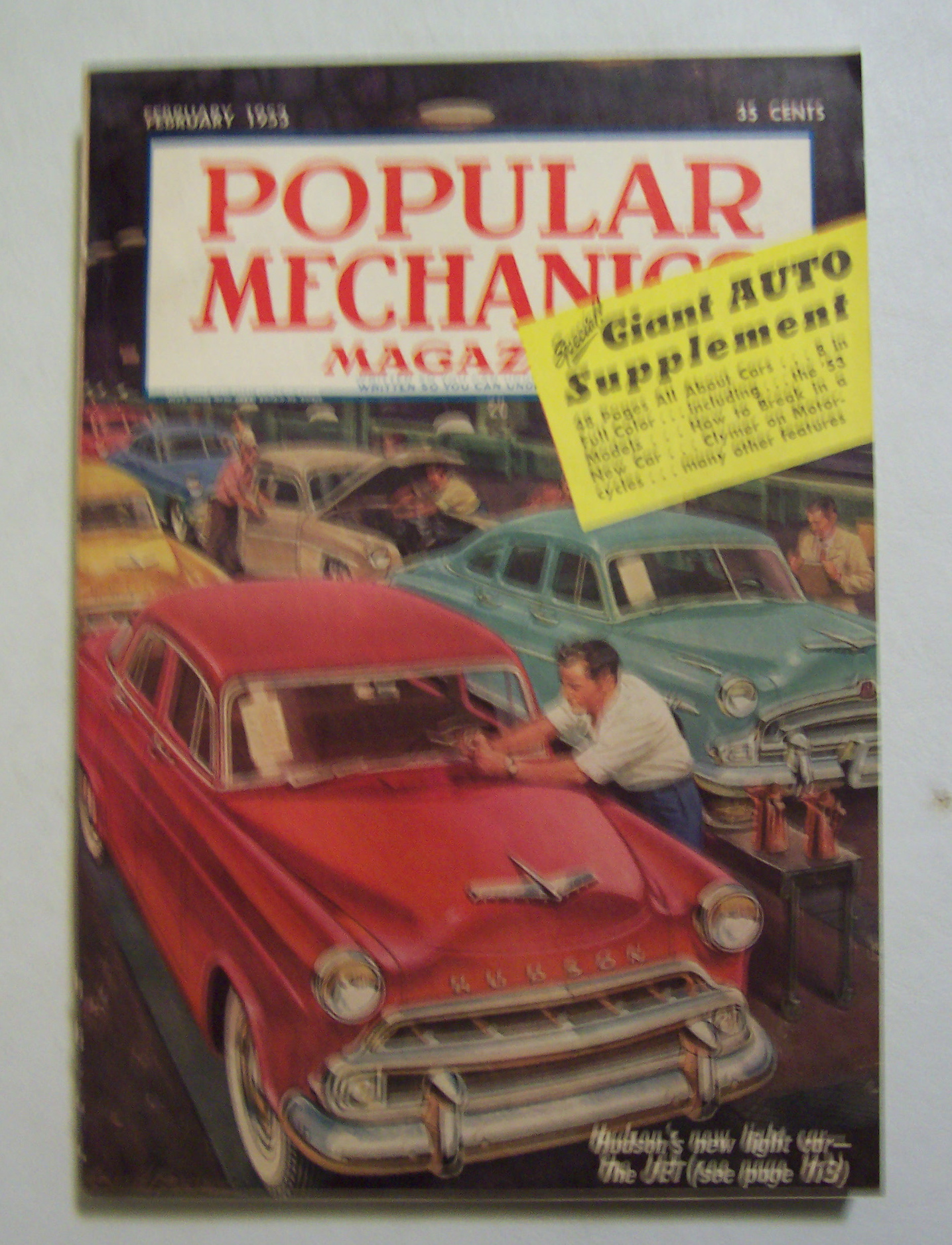 Popular Mechanics Magazine-February 1953-Hudson's Jet