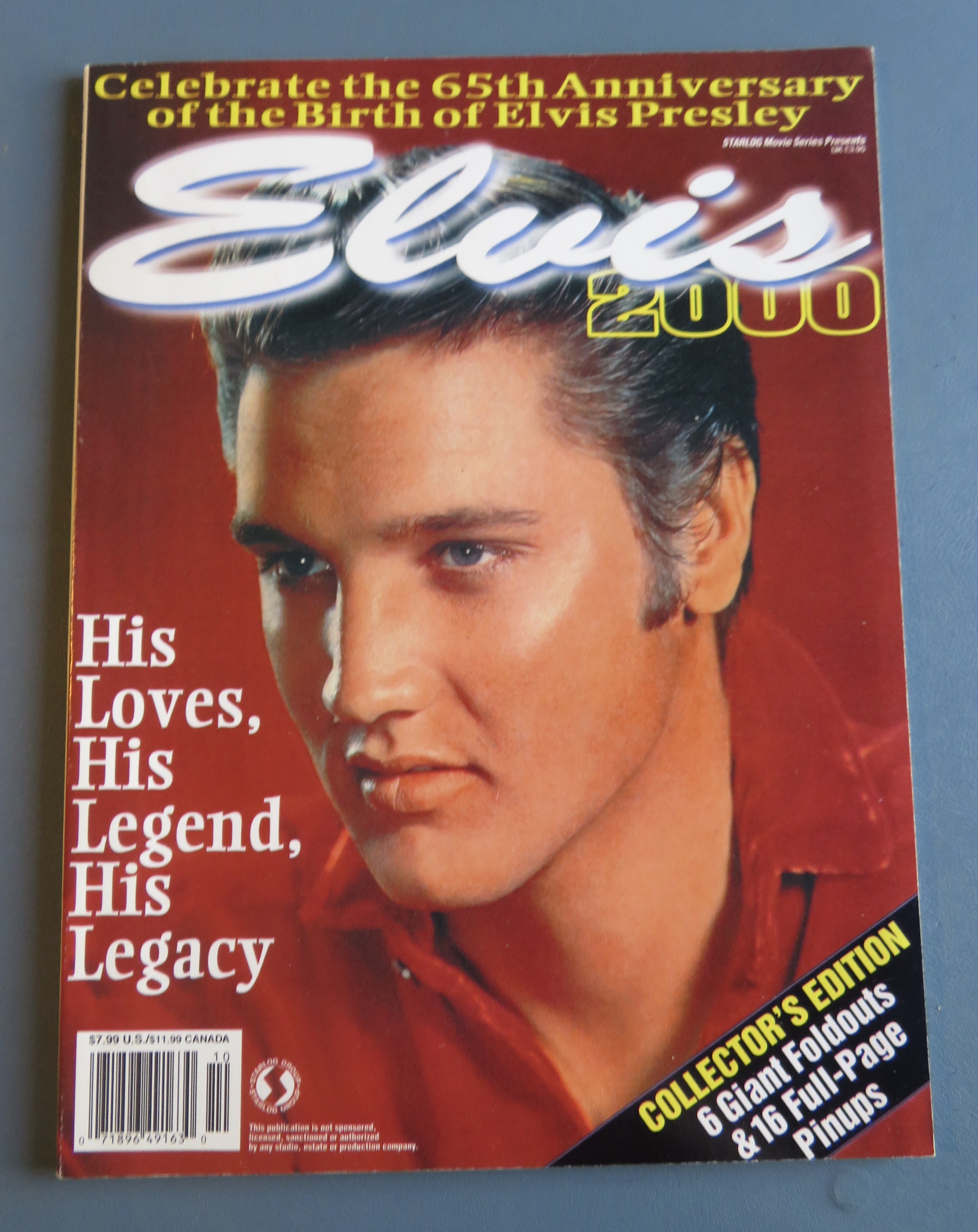 Elvis 2000 Magazine 1999 65th Anniversary Of His Birth