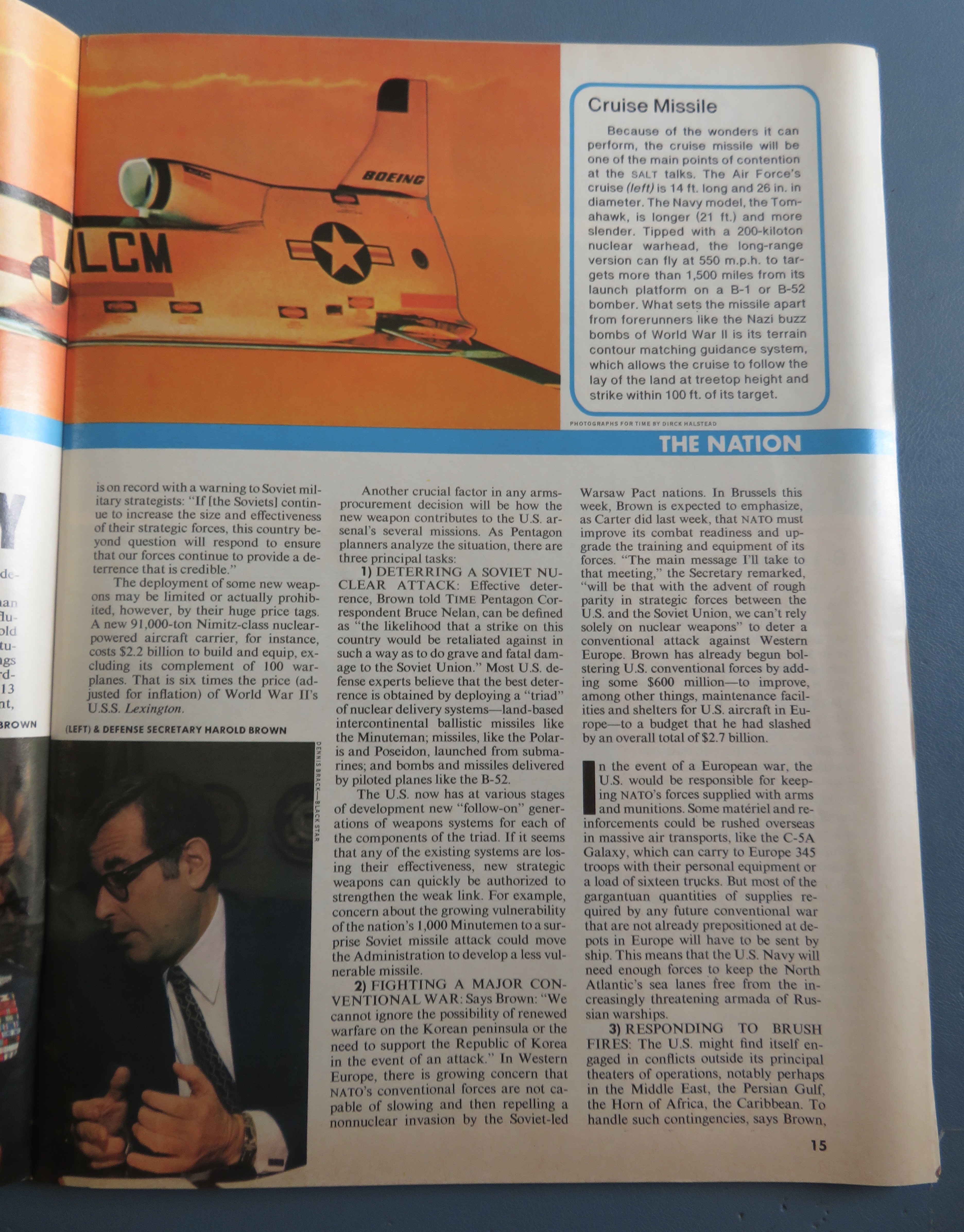 Time Magazine May 23, 1977 Secretary Harold Brown