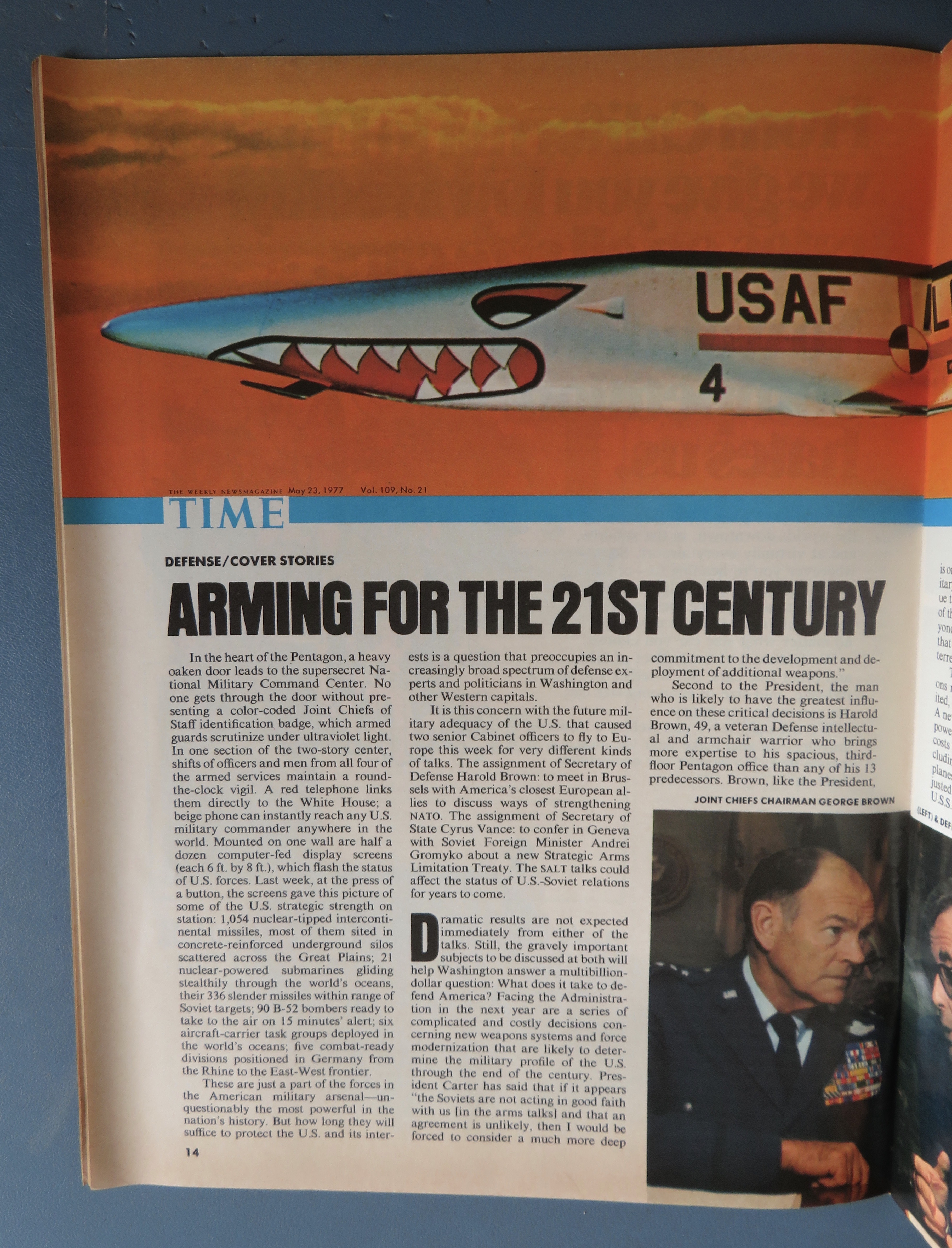 Time Magazine May 23, 1977 Secretary Harold Brown