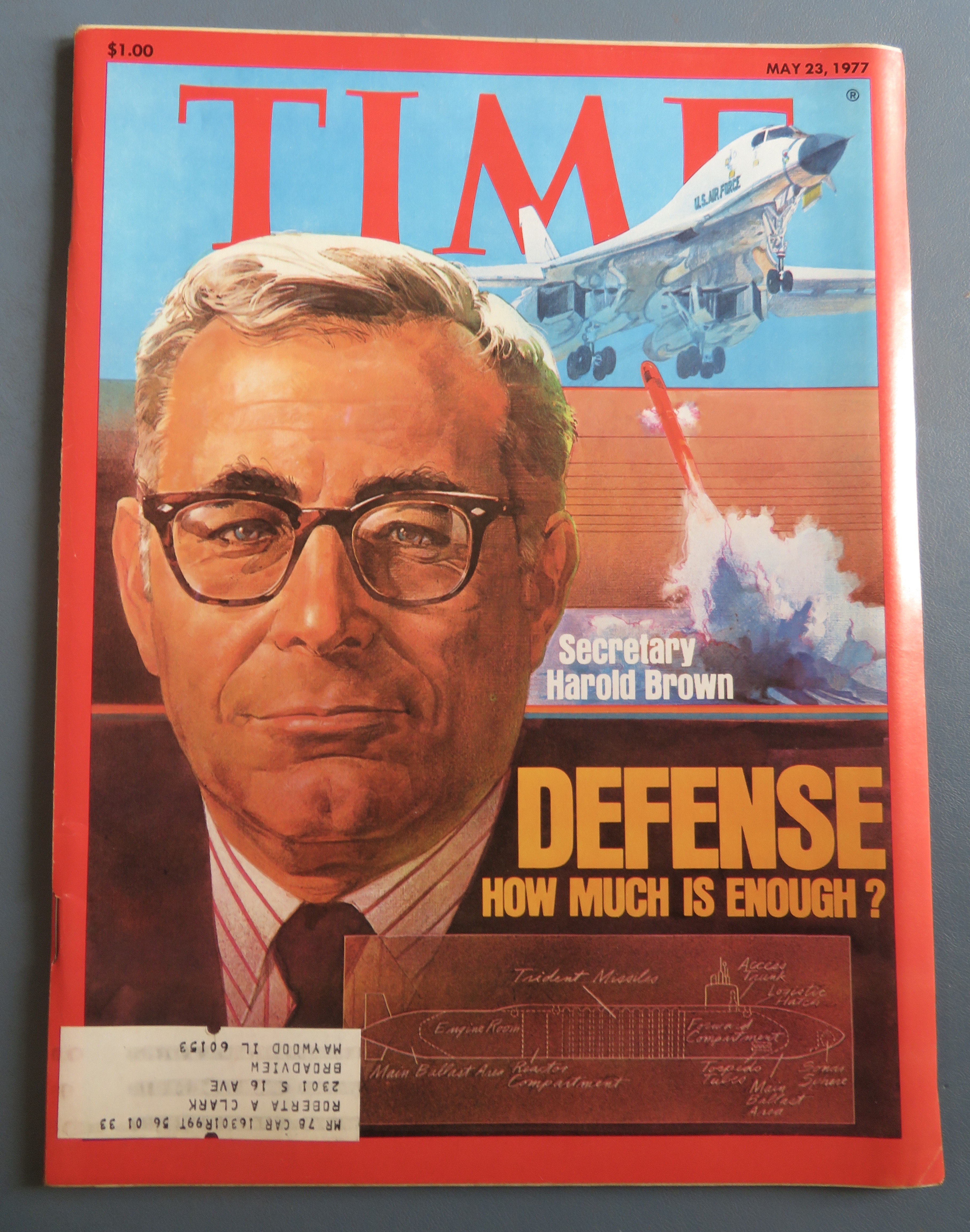 Time Magazine May 23, 1977 Secretary Harold Brown
