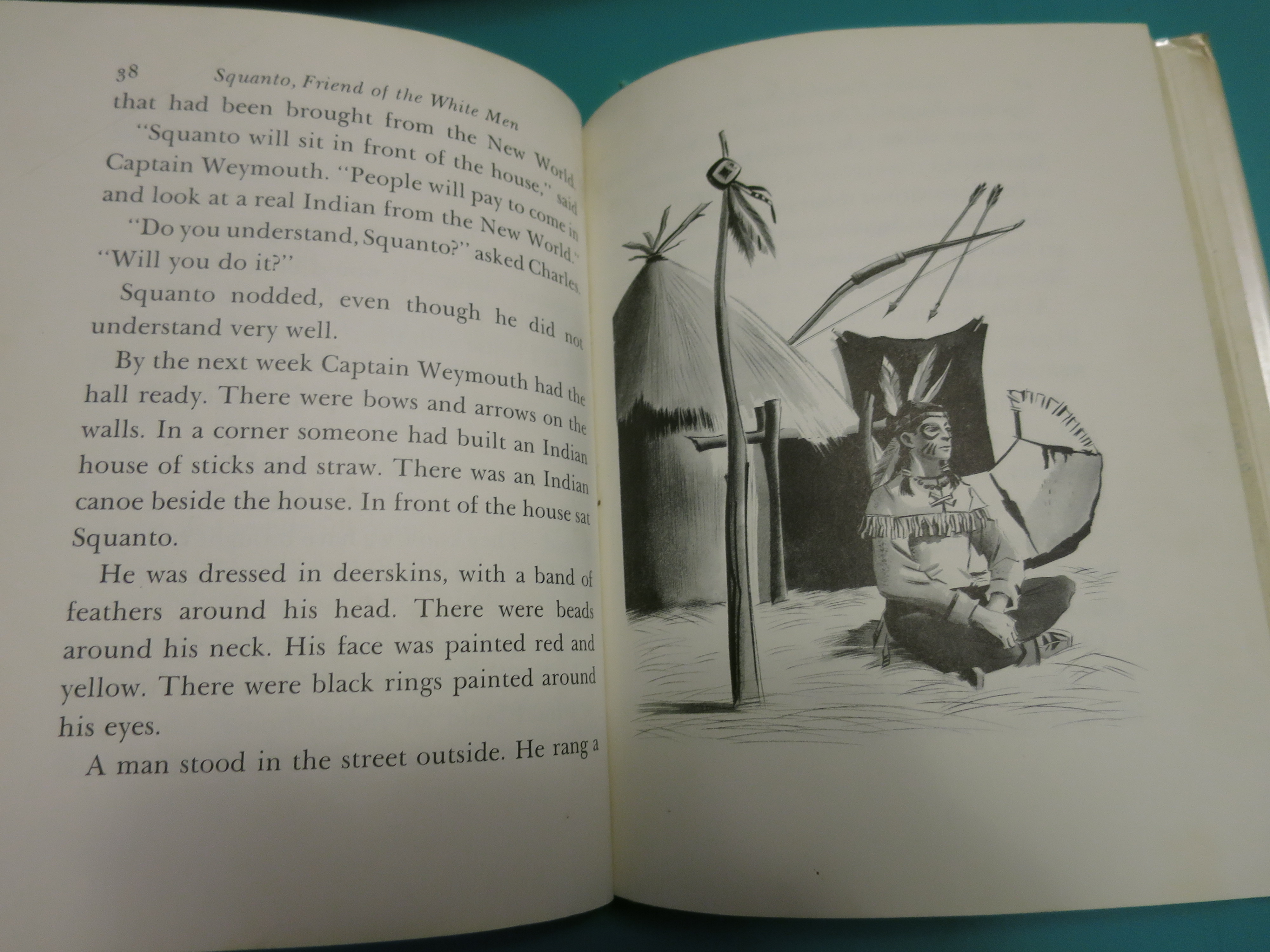 Squanto Friend of the White Men Book Clyde Robert Bulla