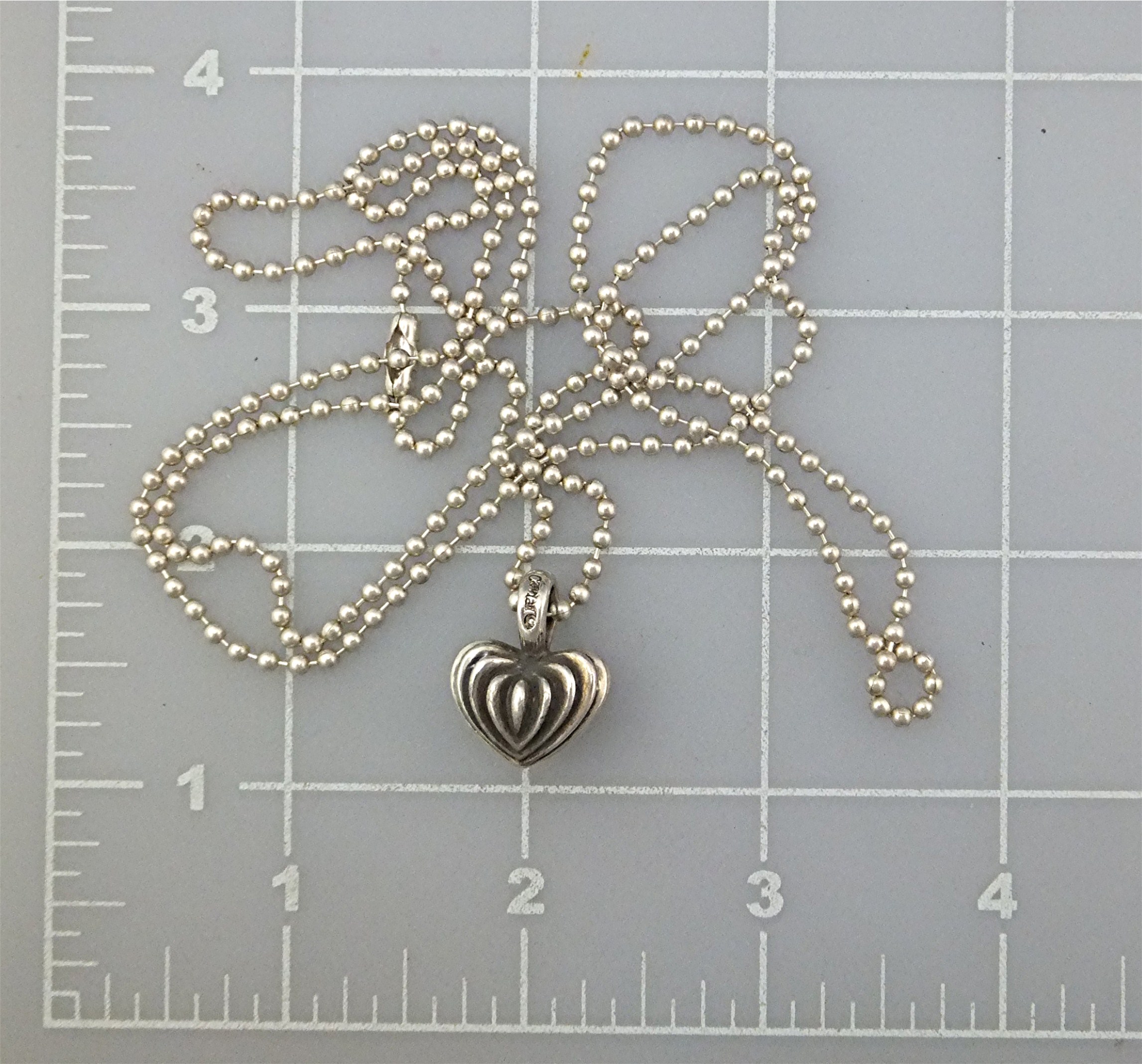 Necklace LAGOS CAVIAR Heart & Chain