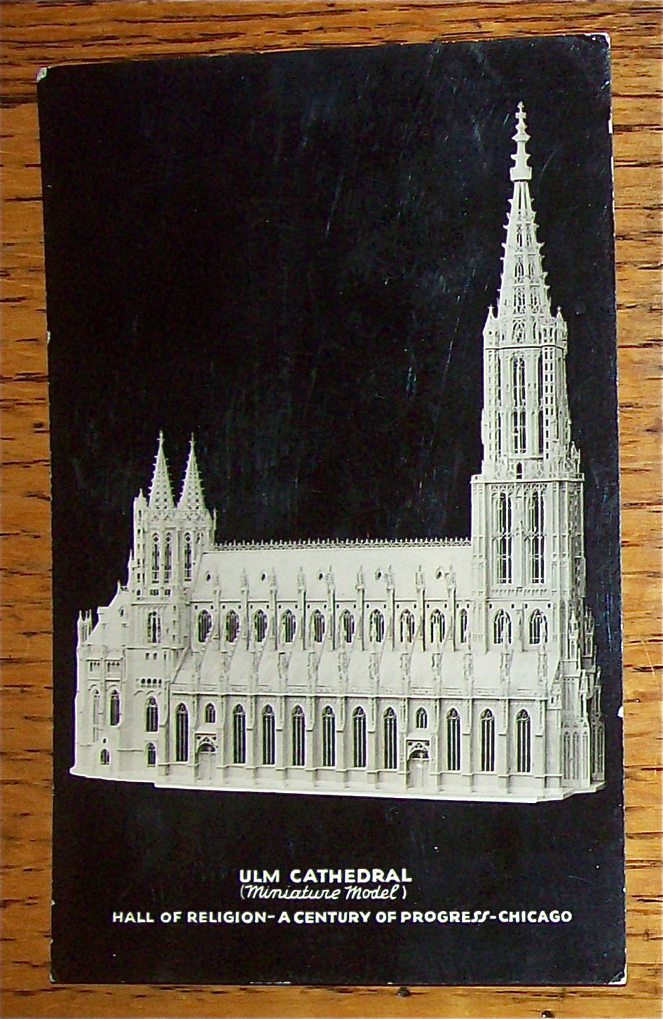 Ulm Cathedral-Hall Of Religion Postcard (1933)