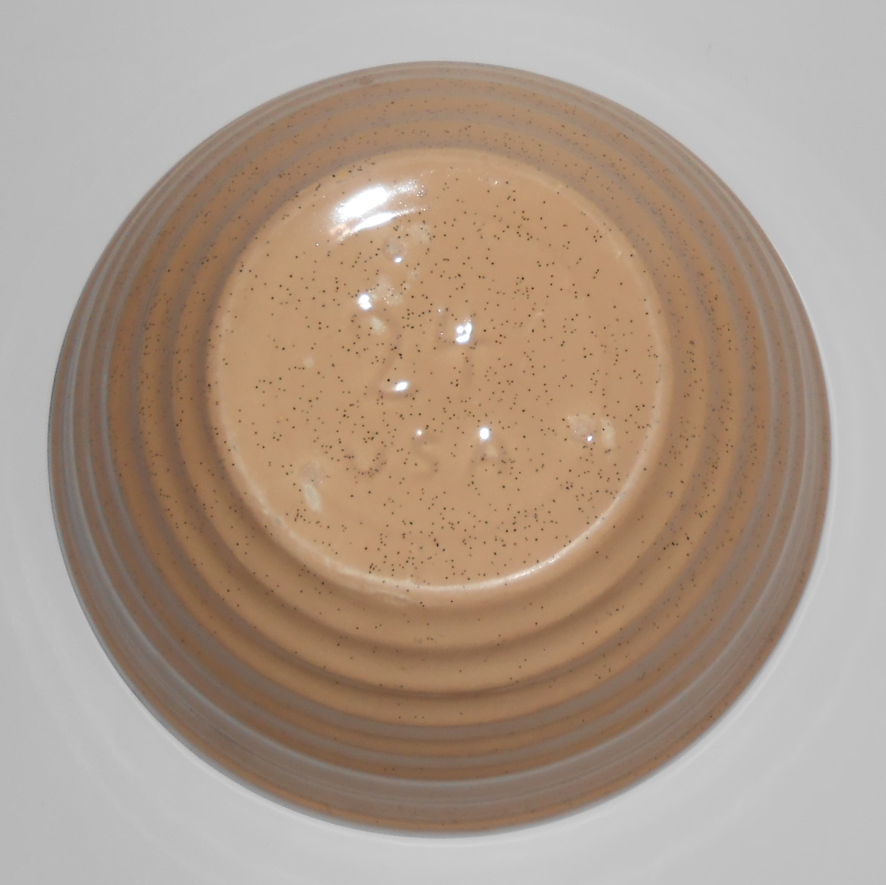 Bauer Pottery Ring Ware Tan Speckle #24 Mixing Bowl