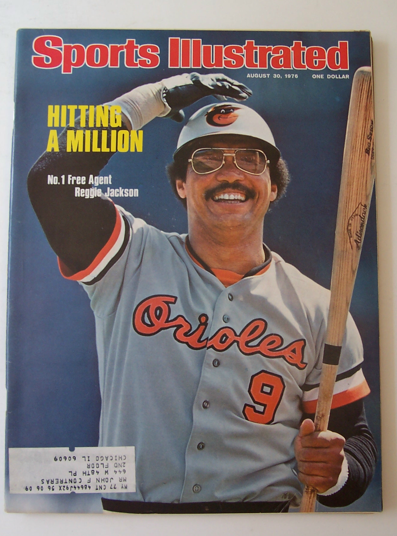 Sports Illustrated Magazine Aug 30, 1976 Reggie Jackson