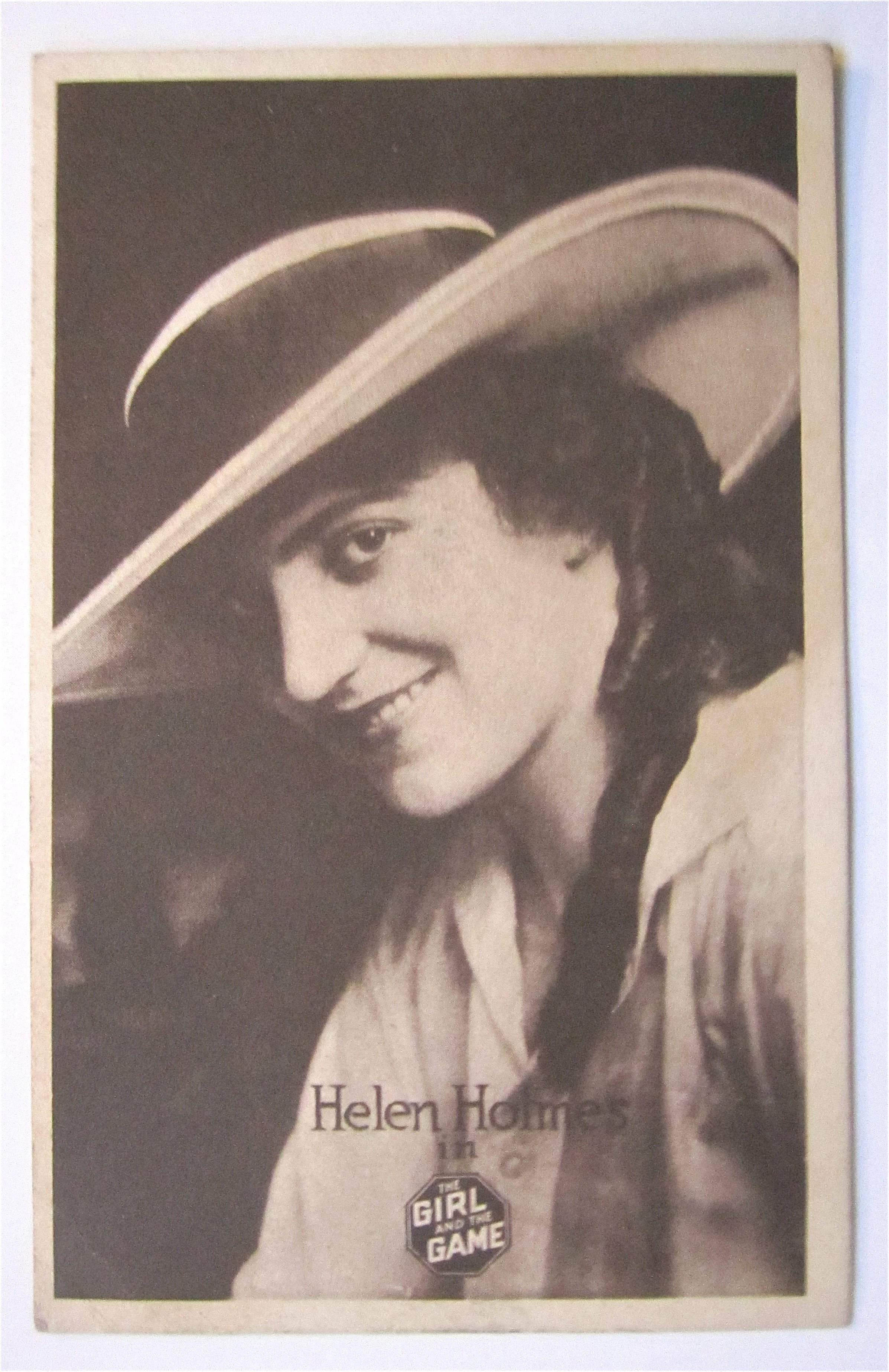 Helen Holmes (The Girl With The Game) Postcard