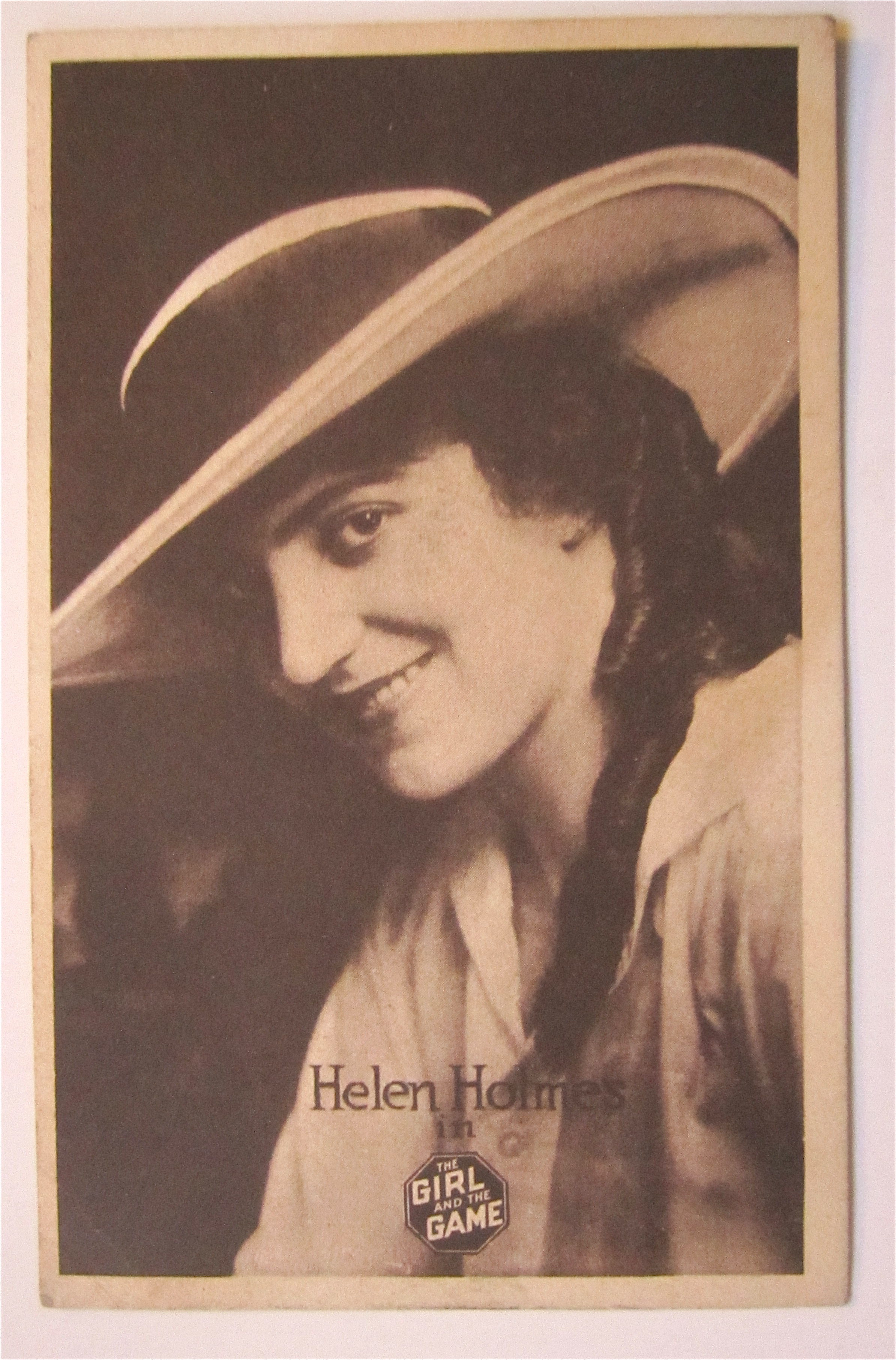 Helen Holmes (The Girl With The Game) Postcard