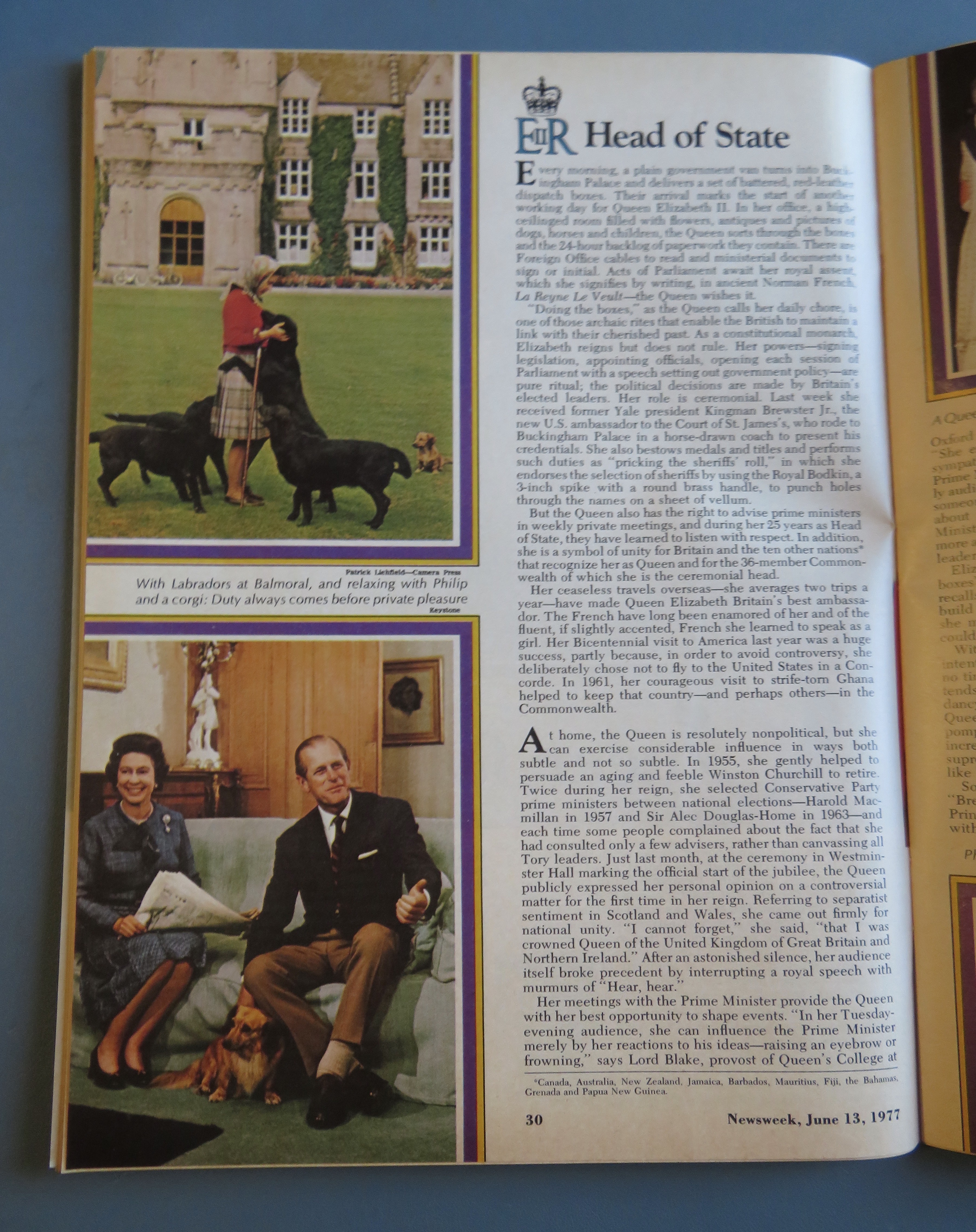 Newsweek Magazine June 13, 1977 Queen Elizabeth II
