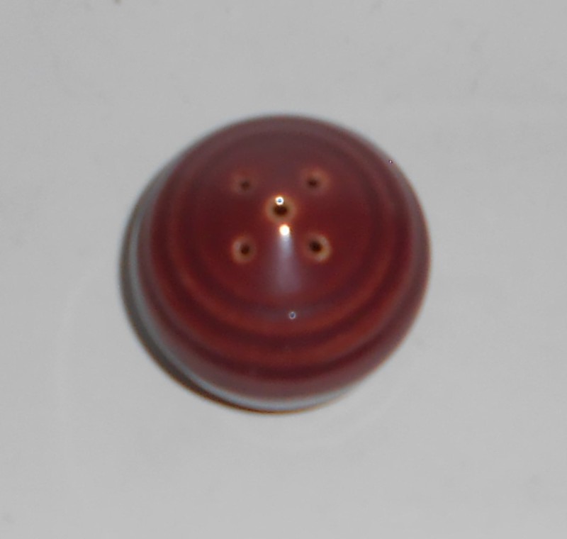 VINTAGE Bauer Pottery El Chico Burgundy VERY RARE