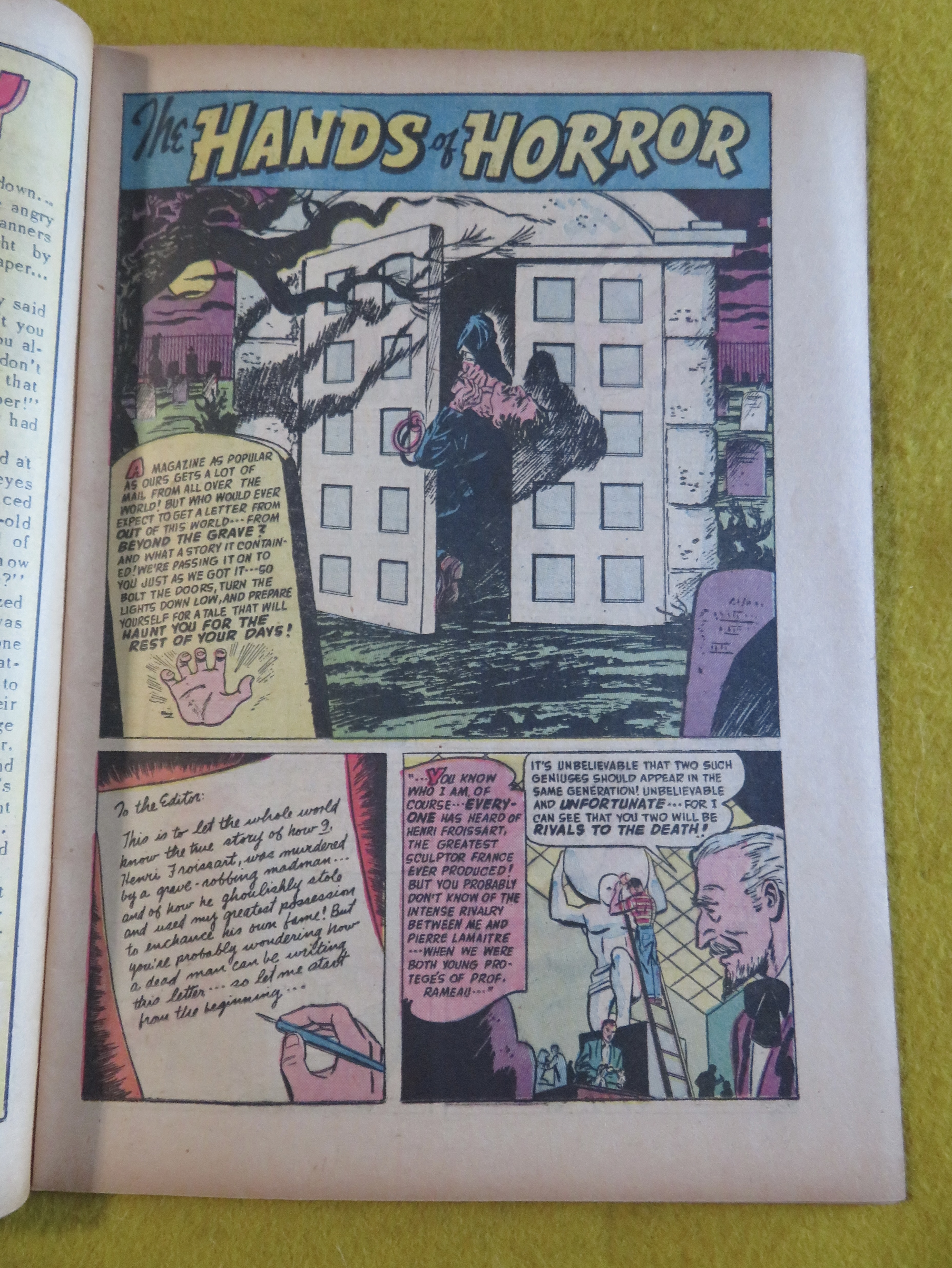 Adventures Into The Unknown Coimic May 1951
