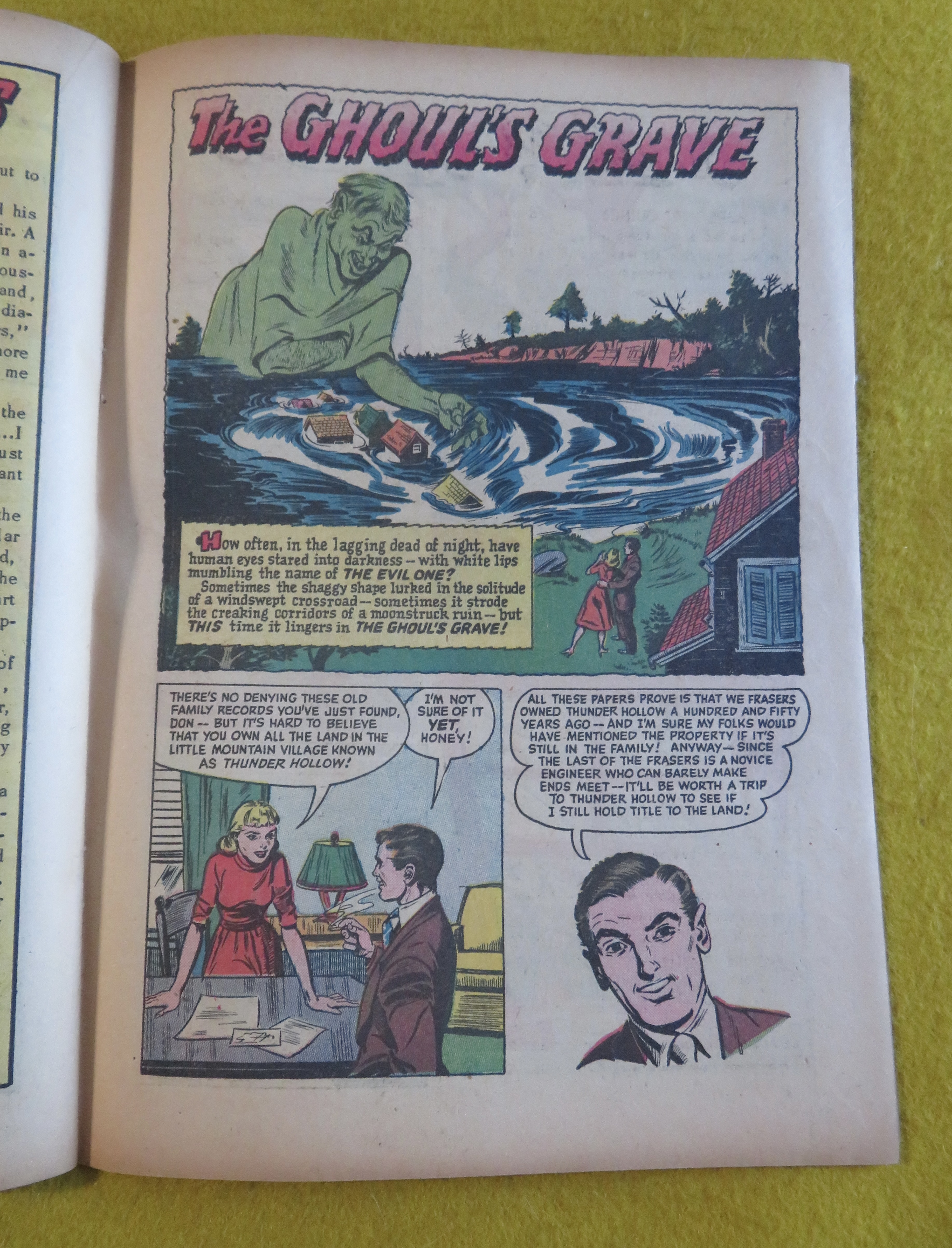 Adventures Into The Unknown Coimic May 1951