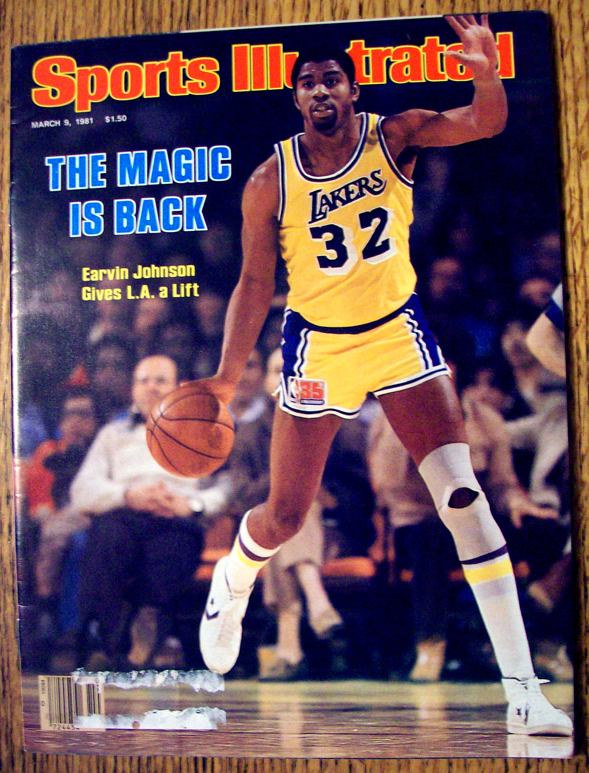 Sports Illustrated Magazine- March 9, 1981 -E. Johnson