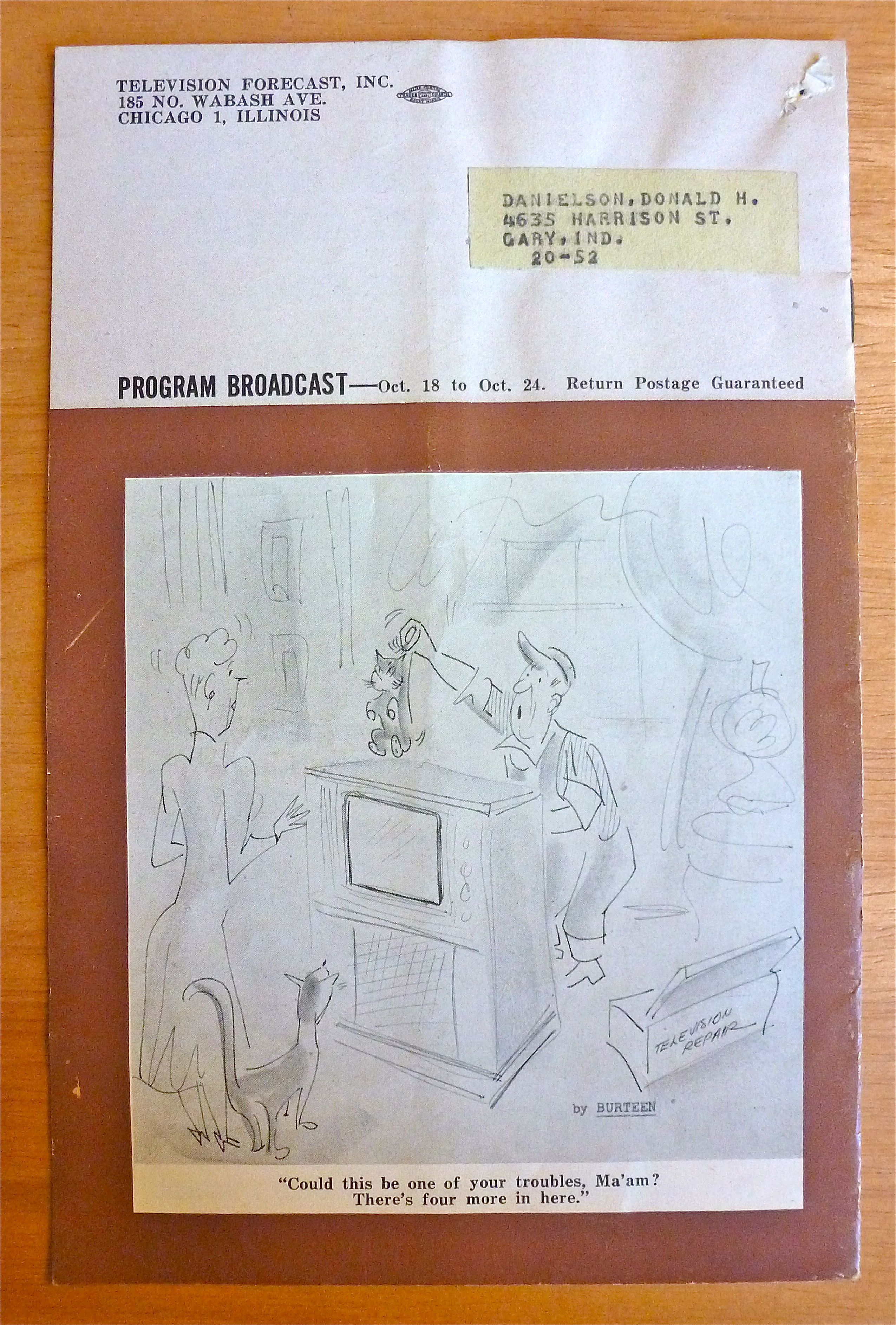 1948 Chicago Television Forecast Vol.1-#24 Ed Roden