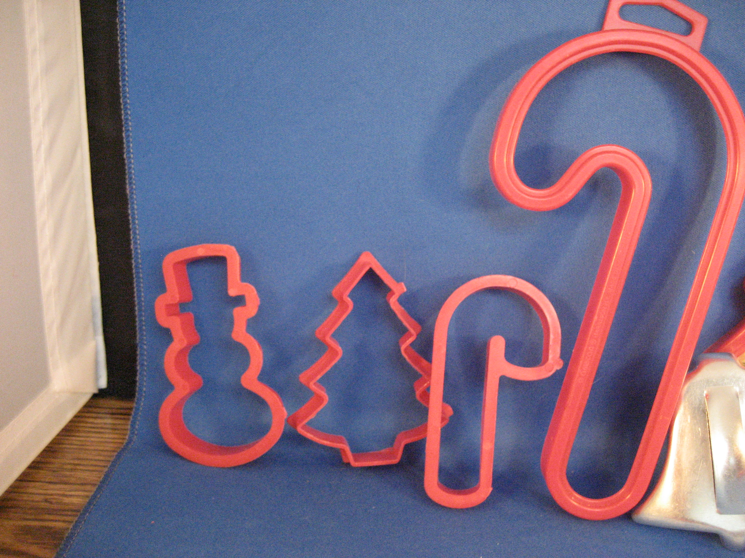 Five Different Sized Cookie Cutters