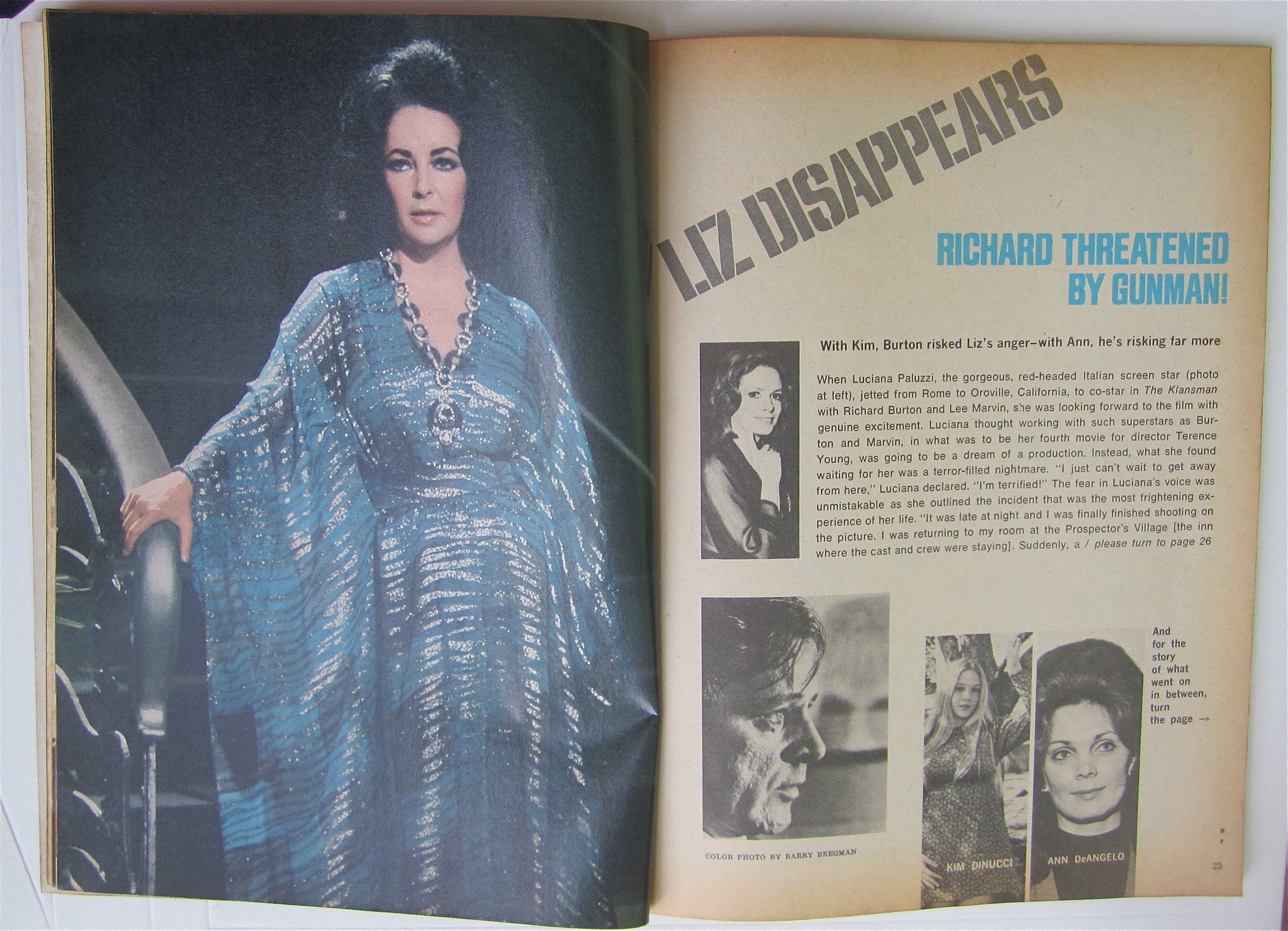 Motion Picture Magazine July 1974 Stars Who Strip