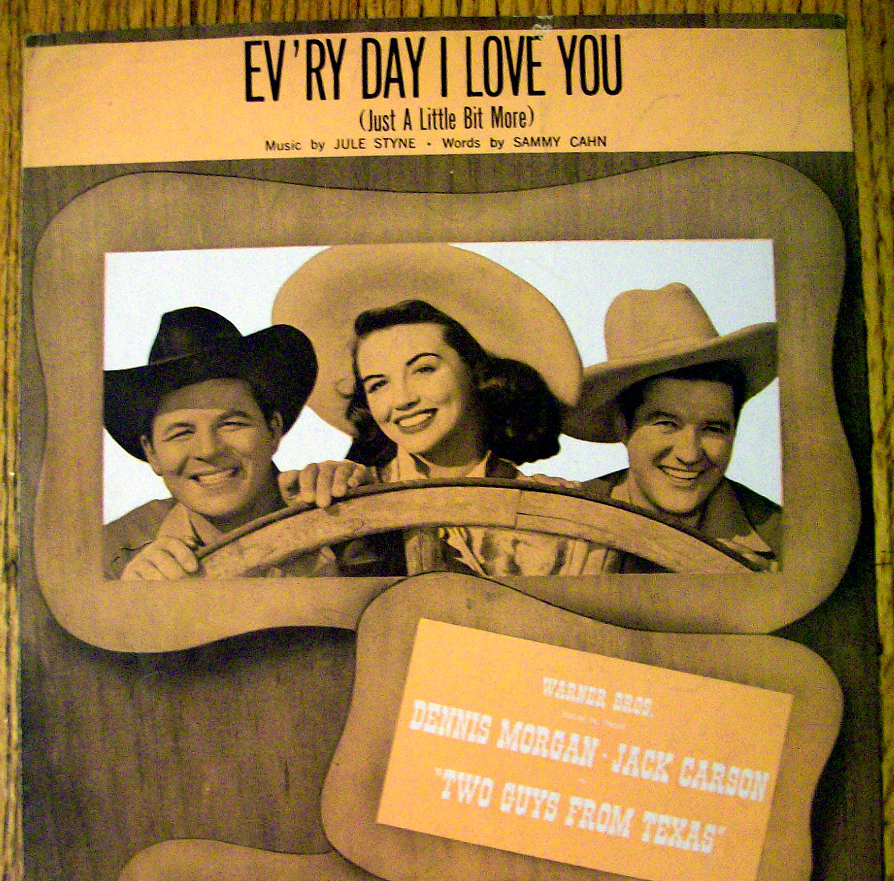 1948 Every Day I Love You by Jule Styne & Sammy Cahn