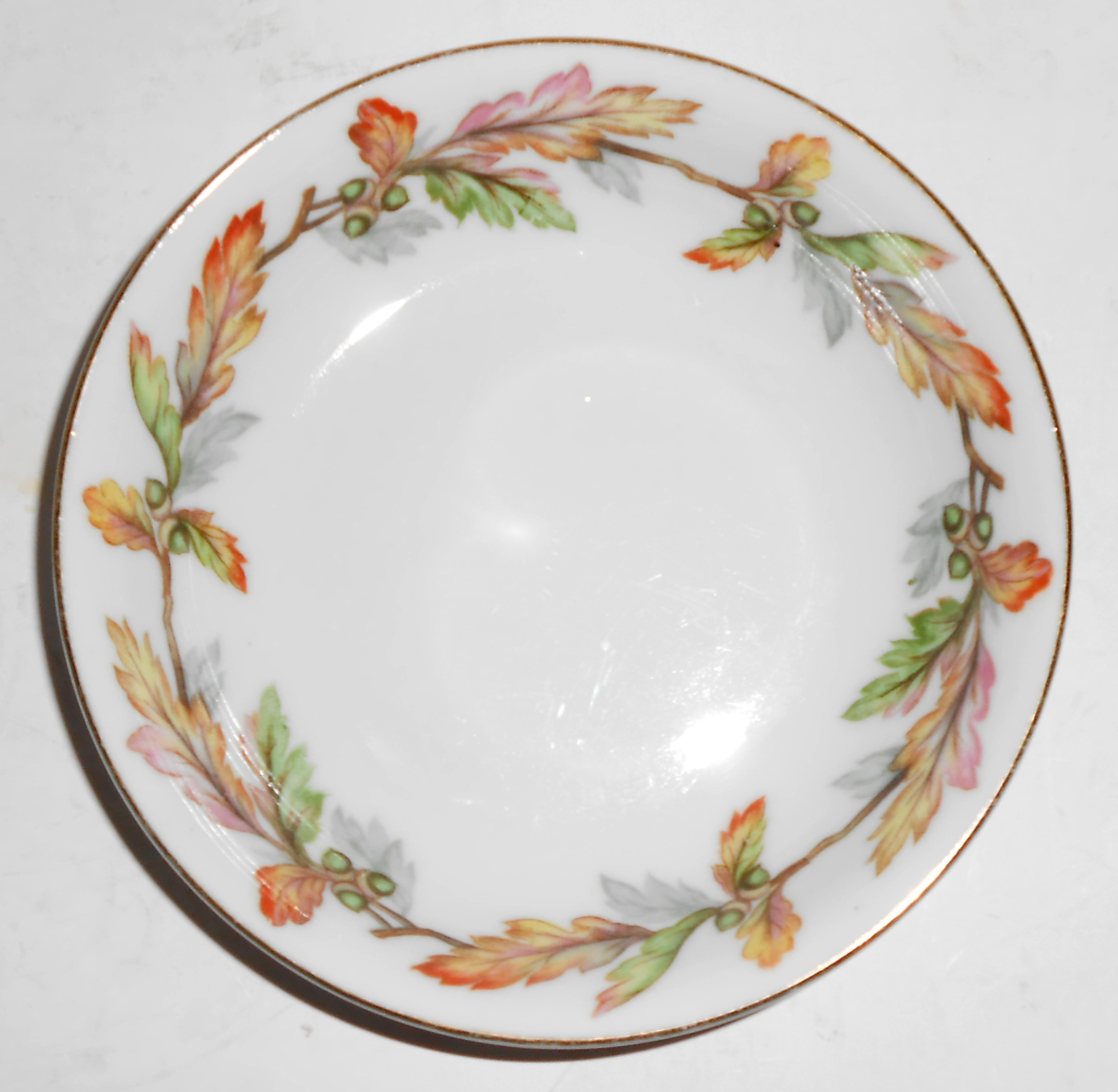 Mikado Fine China Glendale w/Gold Fruit Bowl Occupied