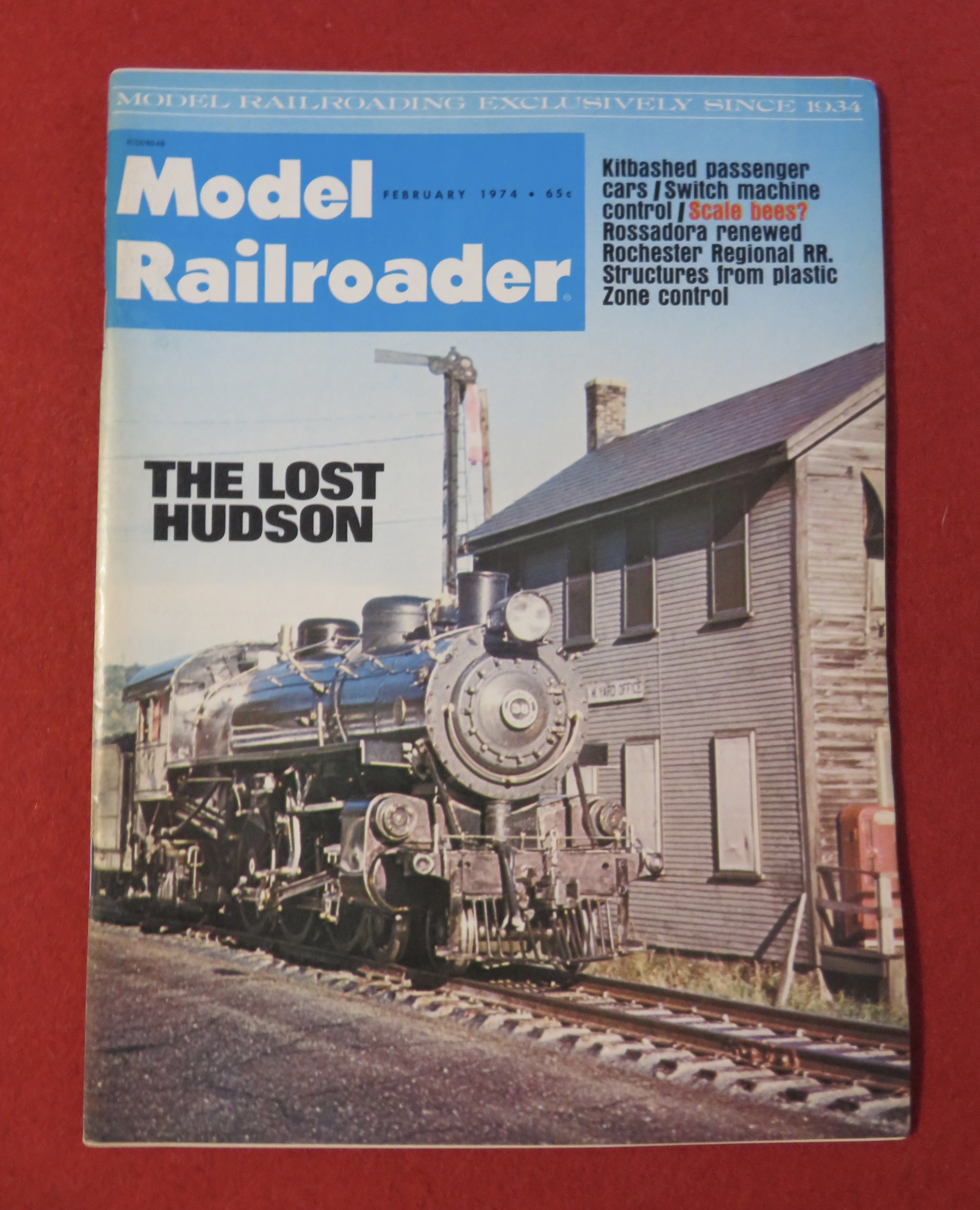 Model Railroader Magazine February 1974 Lost Hudson