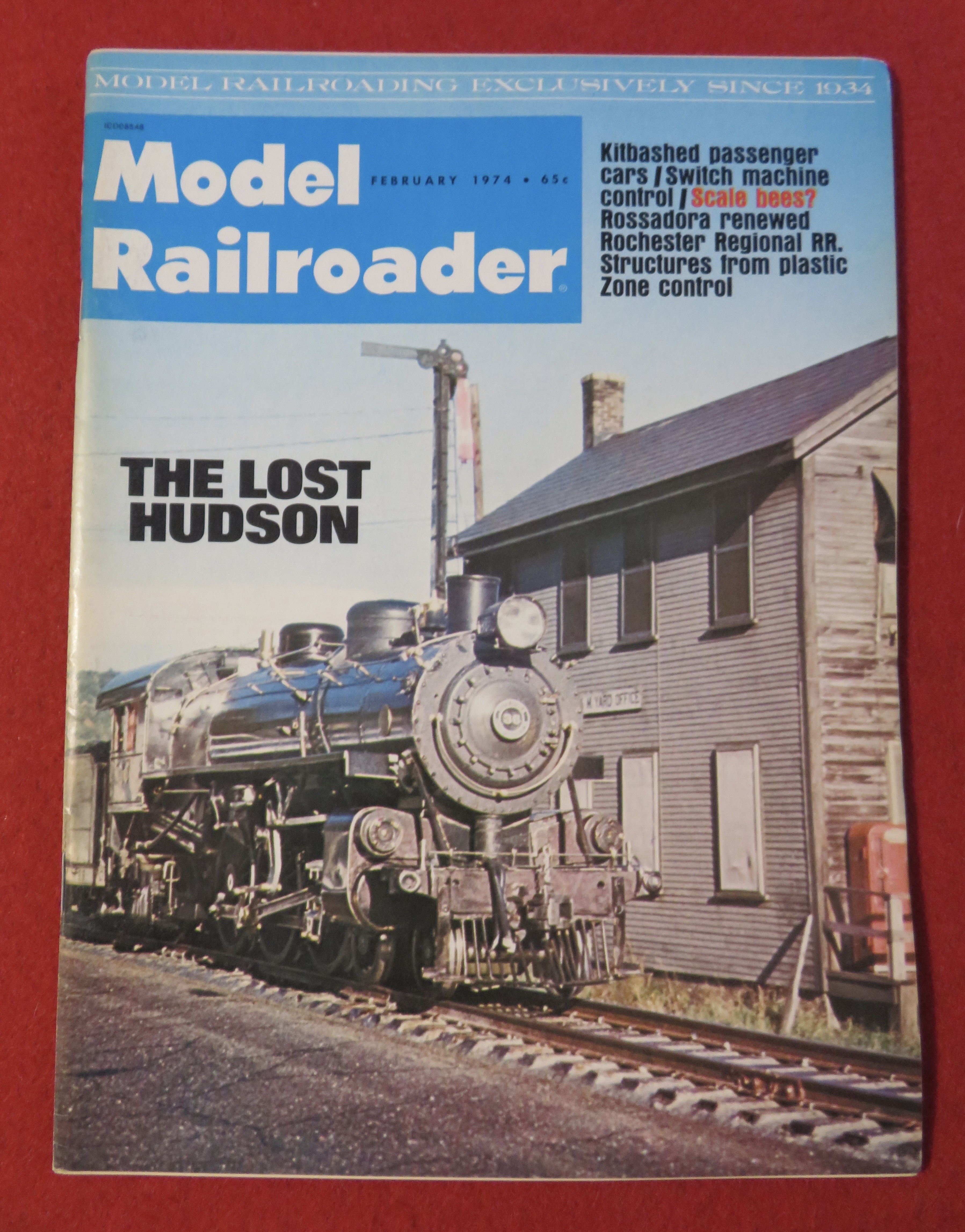 Model Railroader Magazine February 1974 Lost Hudson