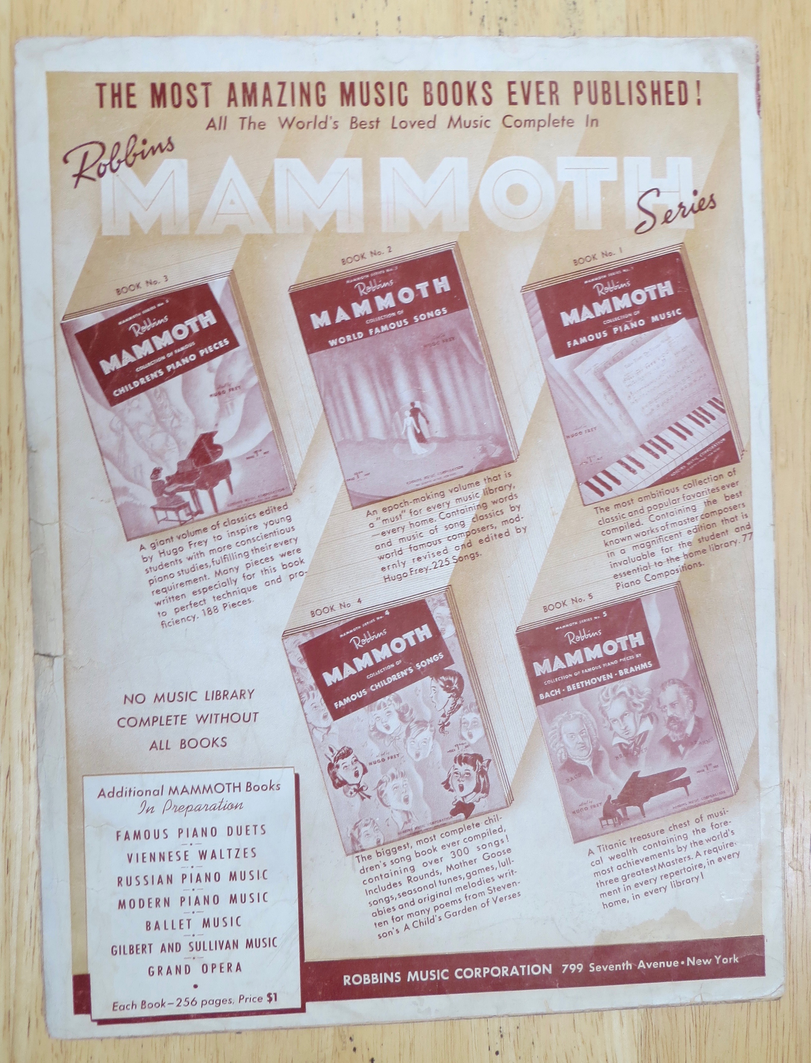 1940 The Woodpecker Song Sheet Music