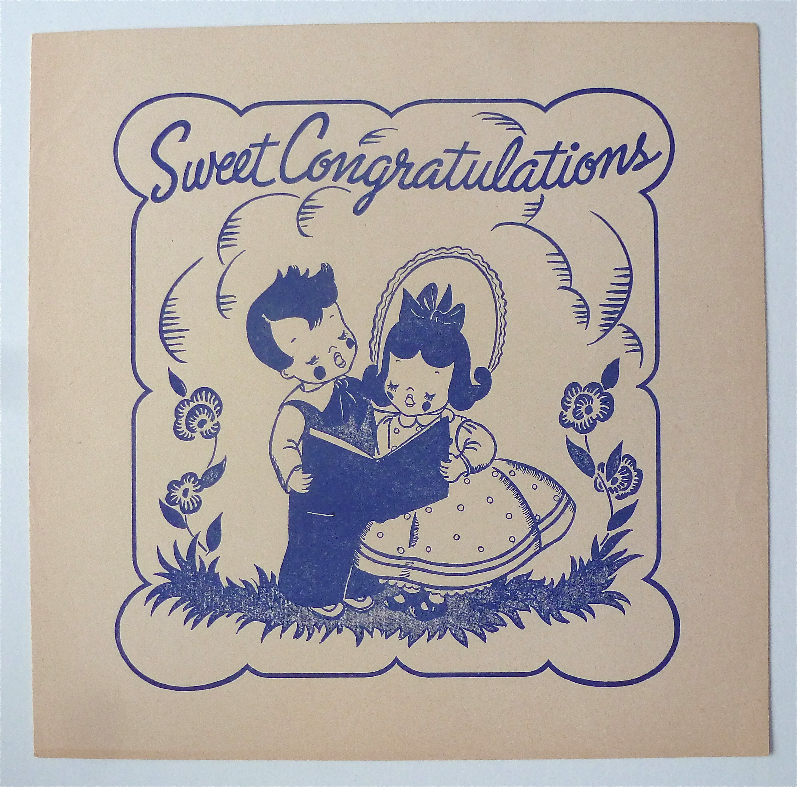Sheet Music For 1950 Sweet Congratulations