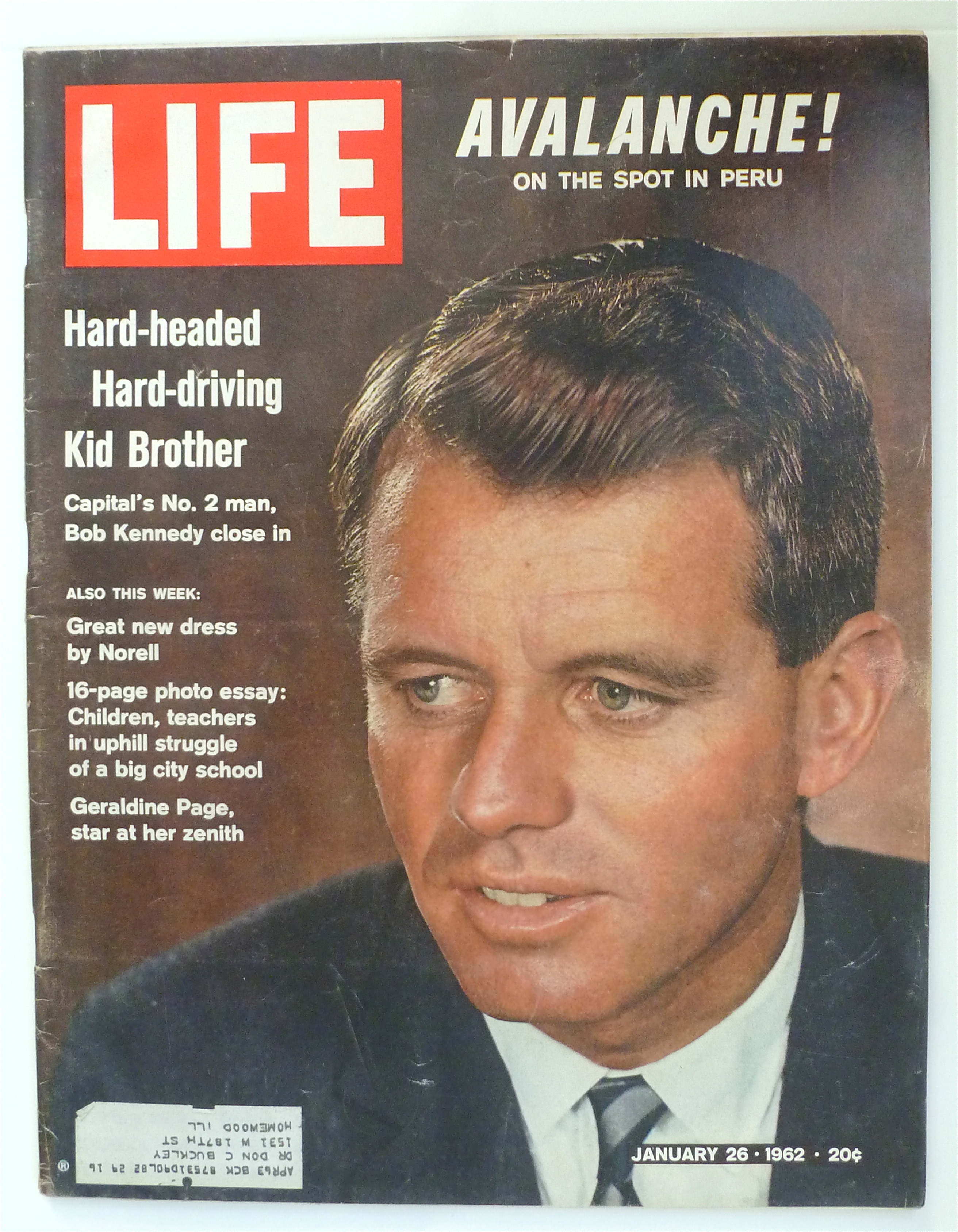 Life Magazine-January 26, 1962-Bobby Kennedy