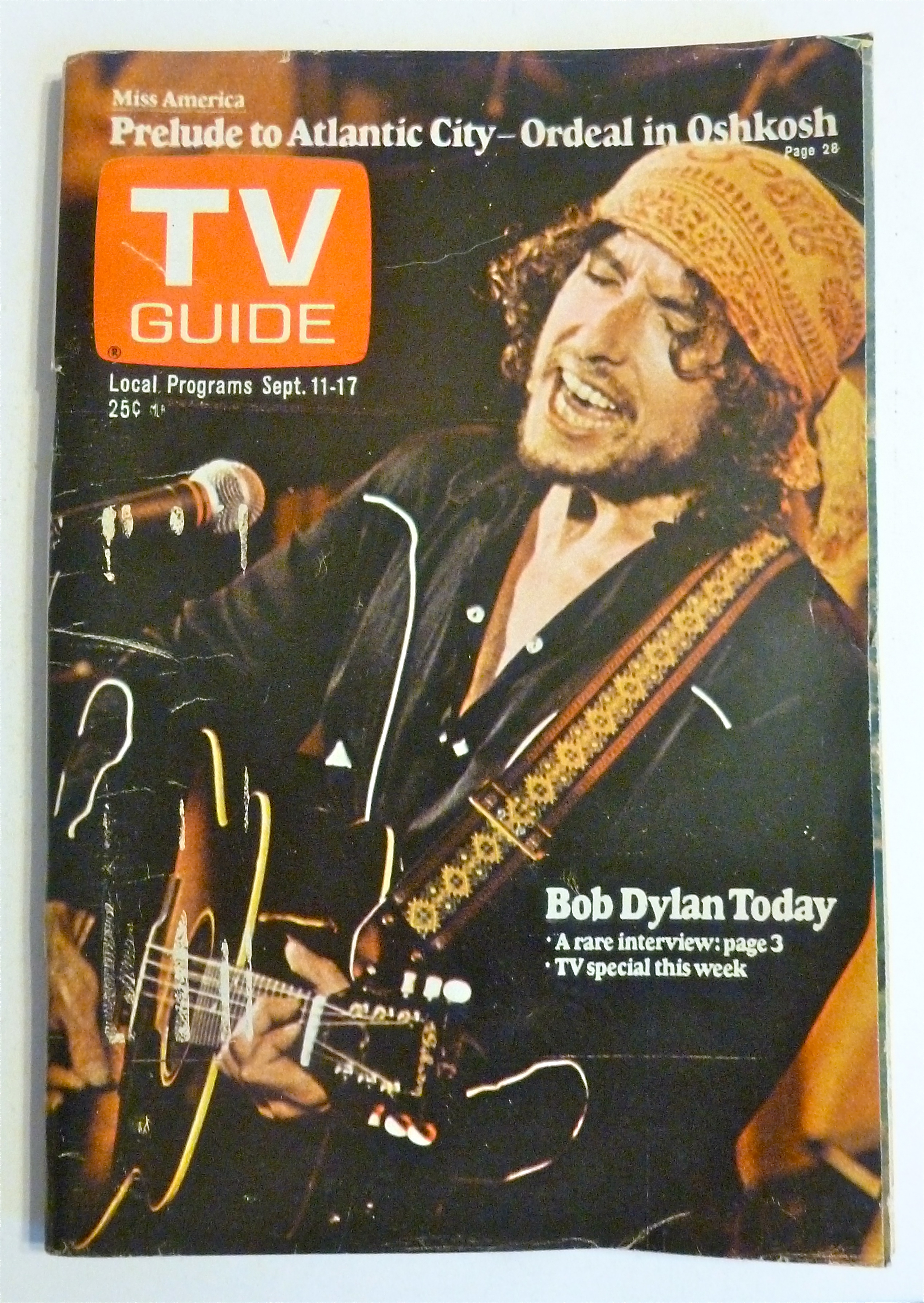 TV Guide-September 11-17, 1976-Bob Dylan Today