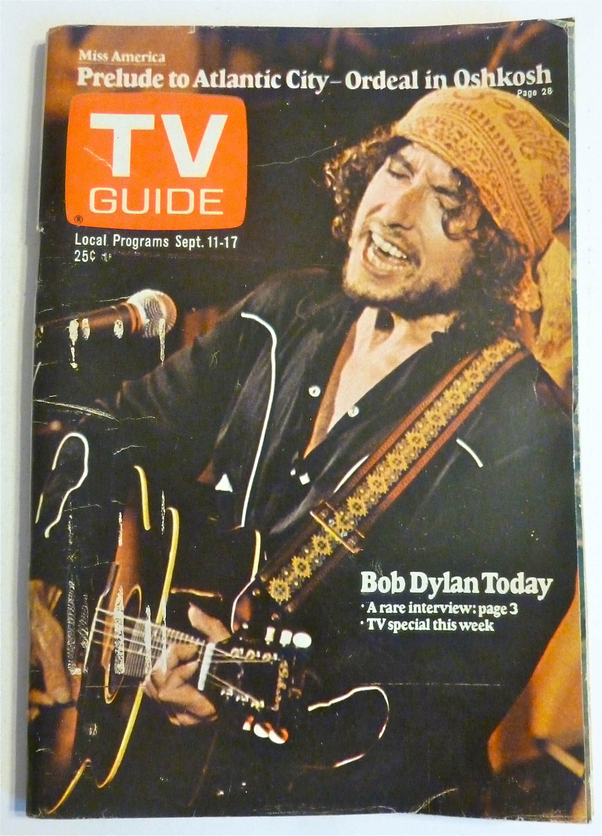 TV Guide-September 11-17, 1976-Bob Dylan Today