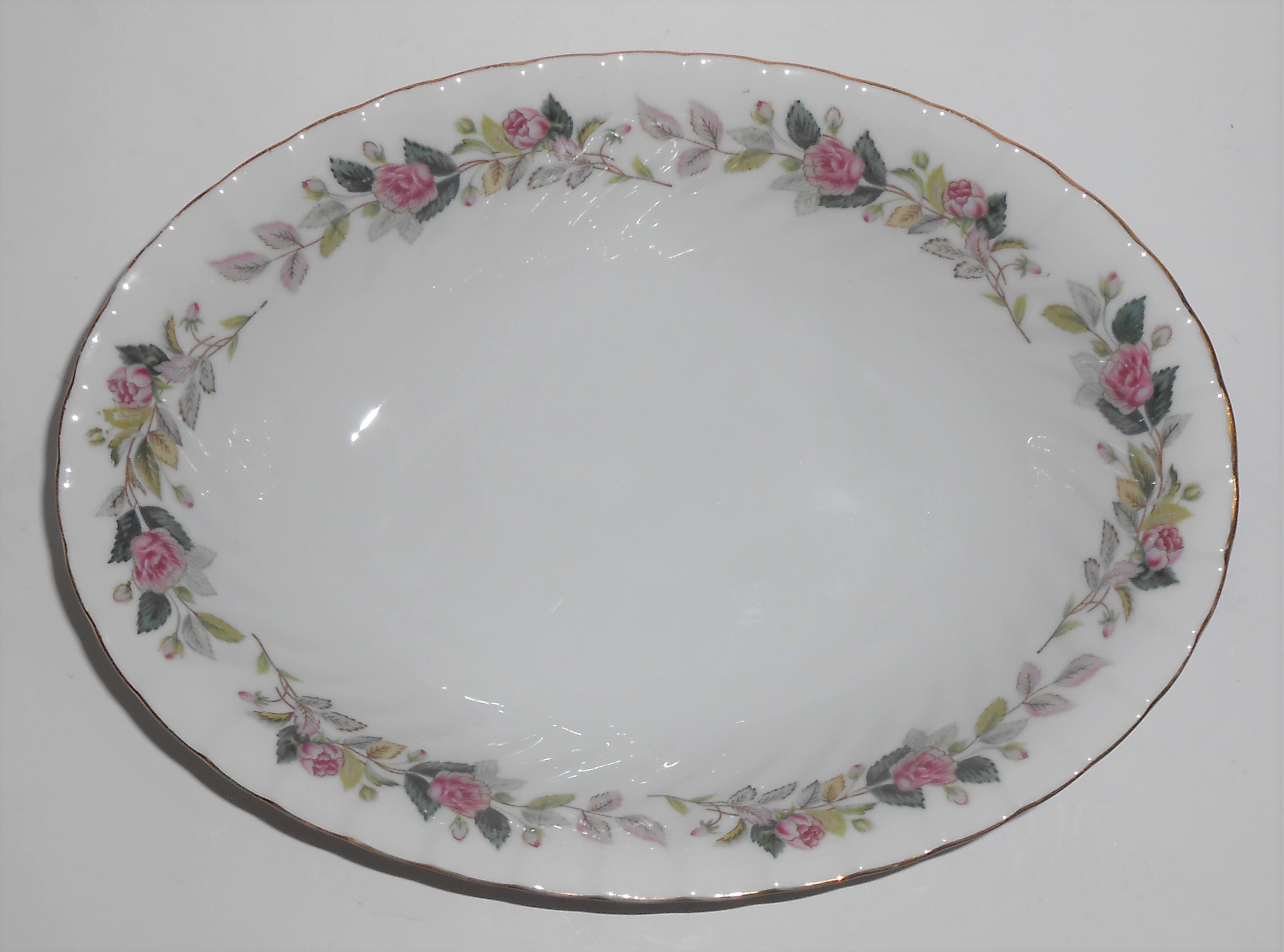 Creative Porcelain China 2345 Regency Rose Platinum Veg