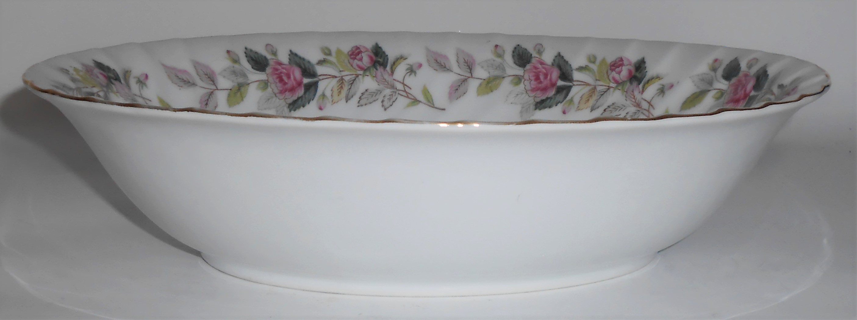 Creative Porcelain China 2345 Regency Rose Platinum Veg