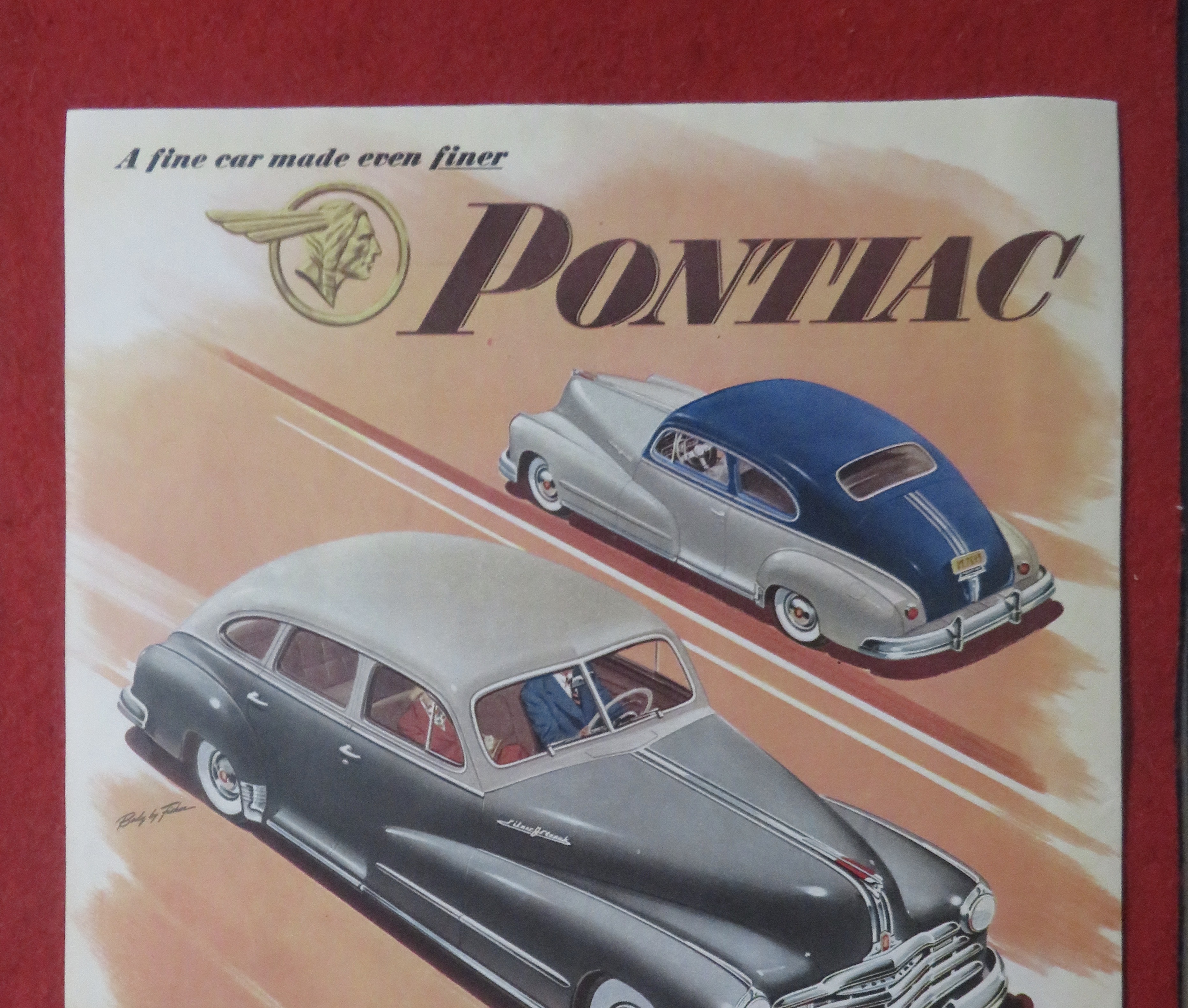 1948 Pontiac Automobile with Famous Hydra Matic Drive