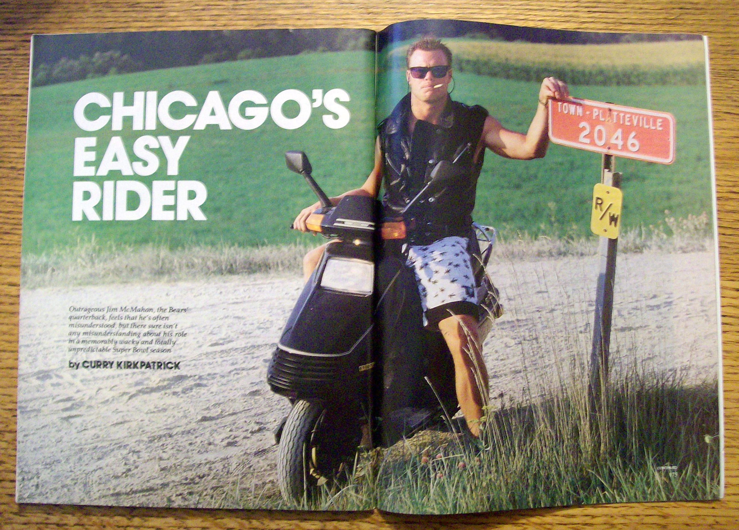 Sports Illustrated Magazine-September 3, 1986-Mc Mahon
