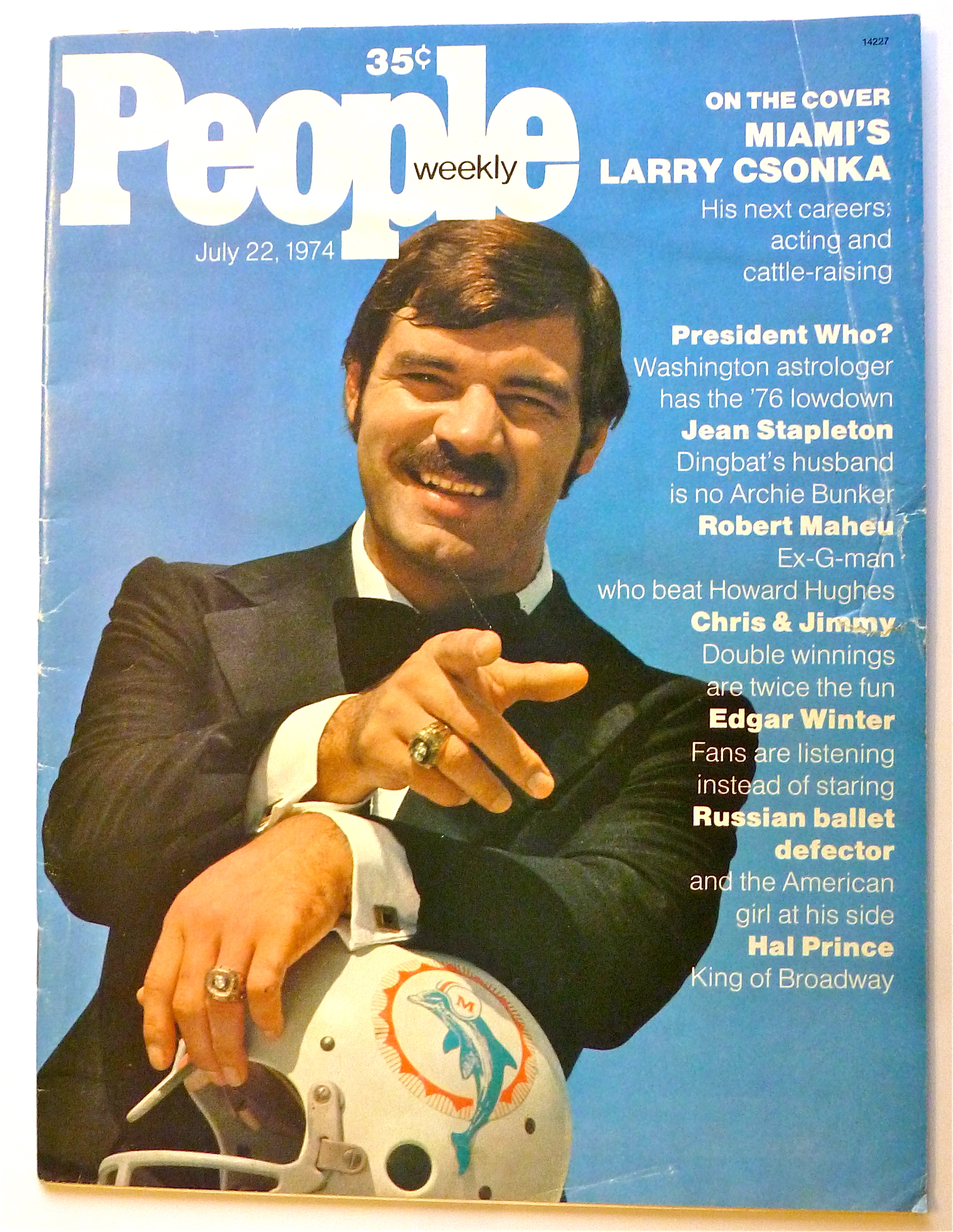 People Weekly Magazine July 22, 1974 Larry Csonka