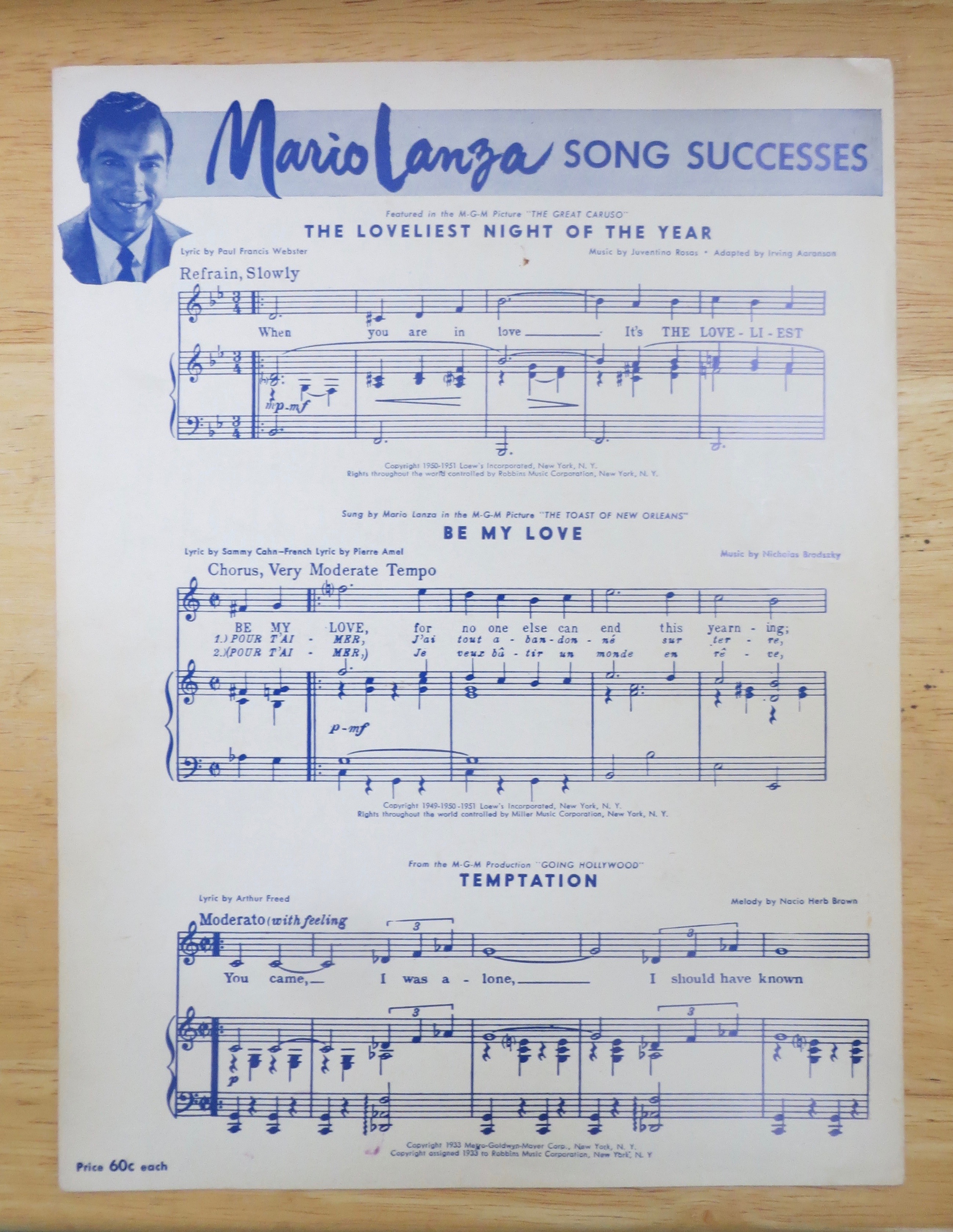 1935 When I Grow Too Old To Dream Sheet Music