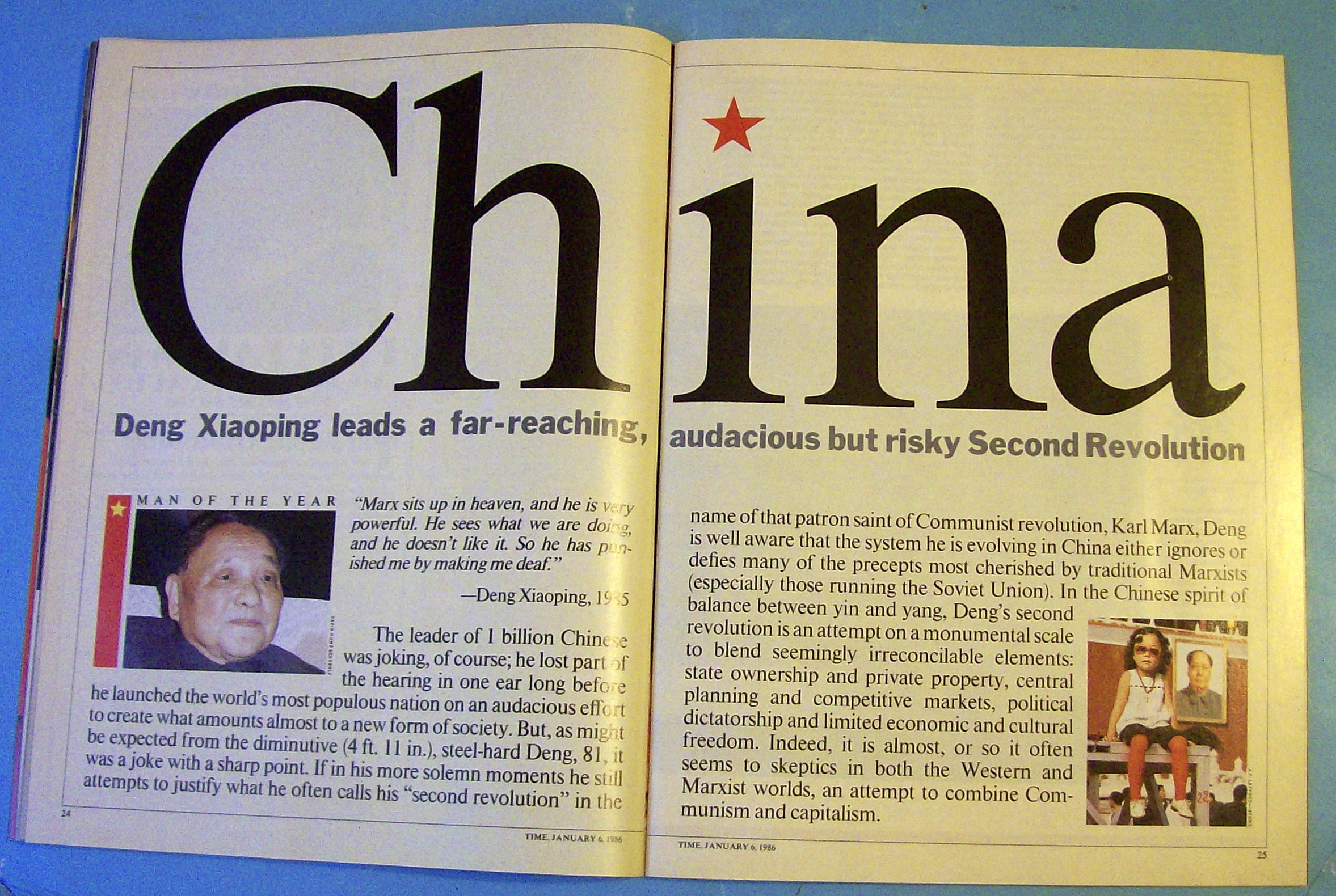 Time Magazine-January 6, 1986-Deng Xiaoping