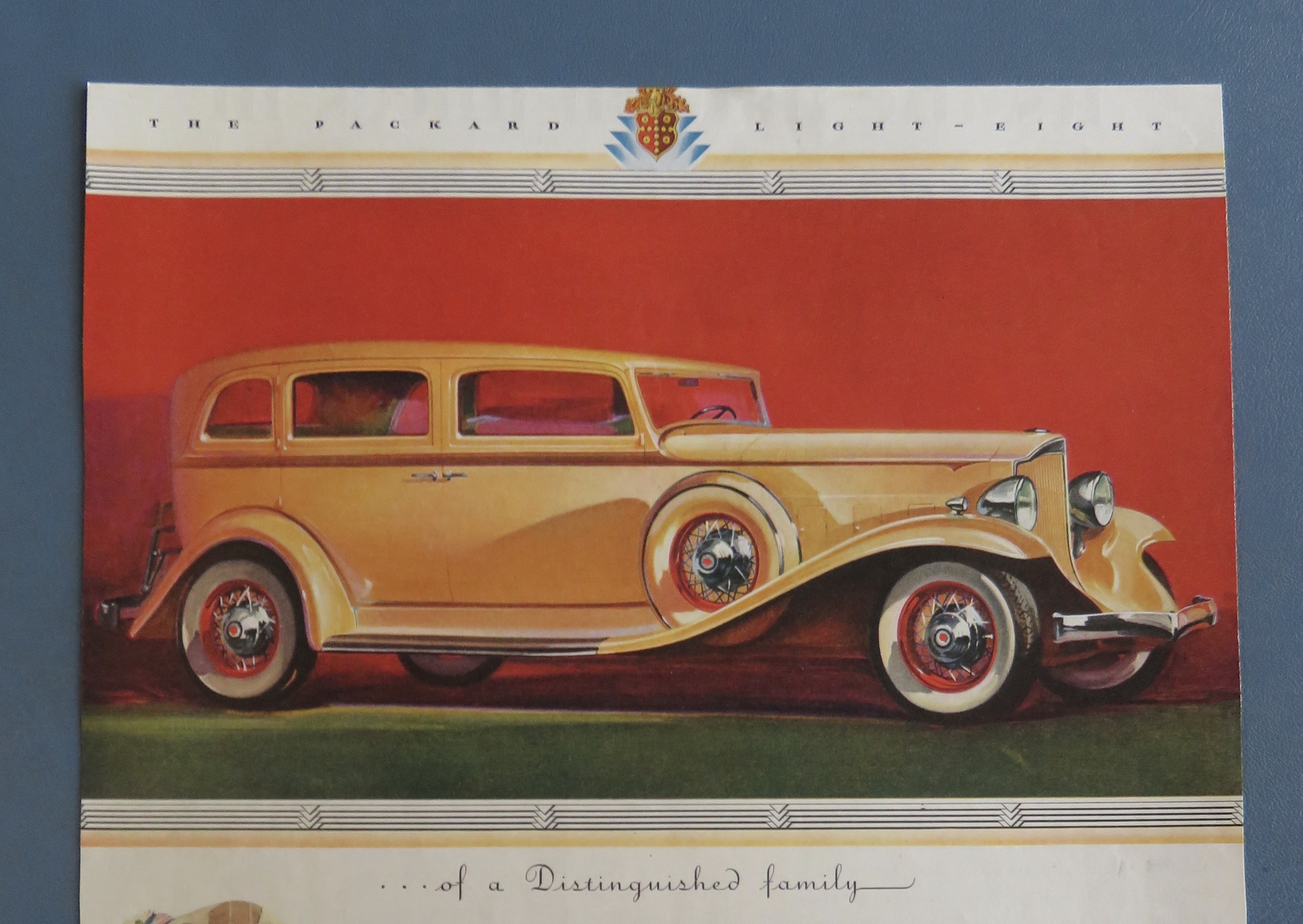 1920's Packard with the Packard Light Eight