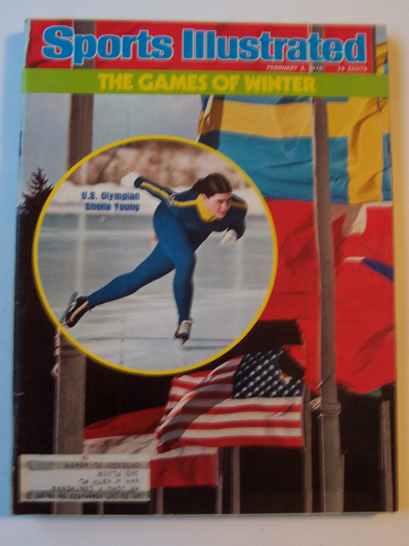 Sports Illustrated Magazine -Feb 2, 1976- Sheila Young