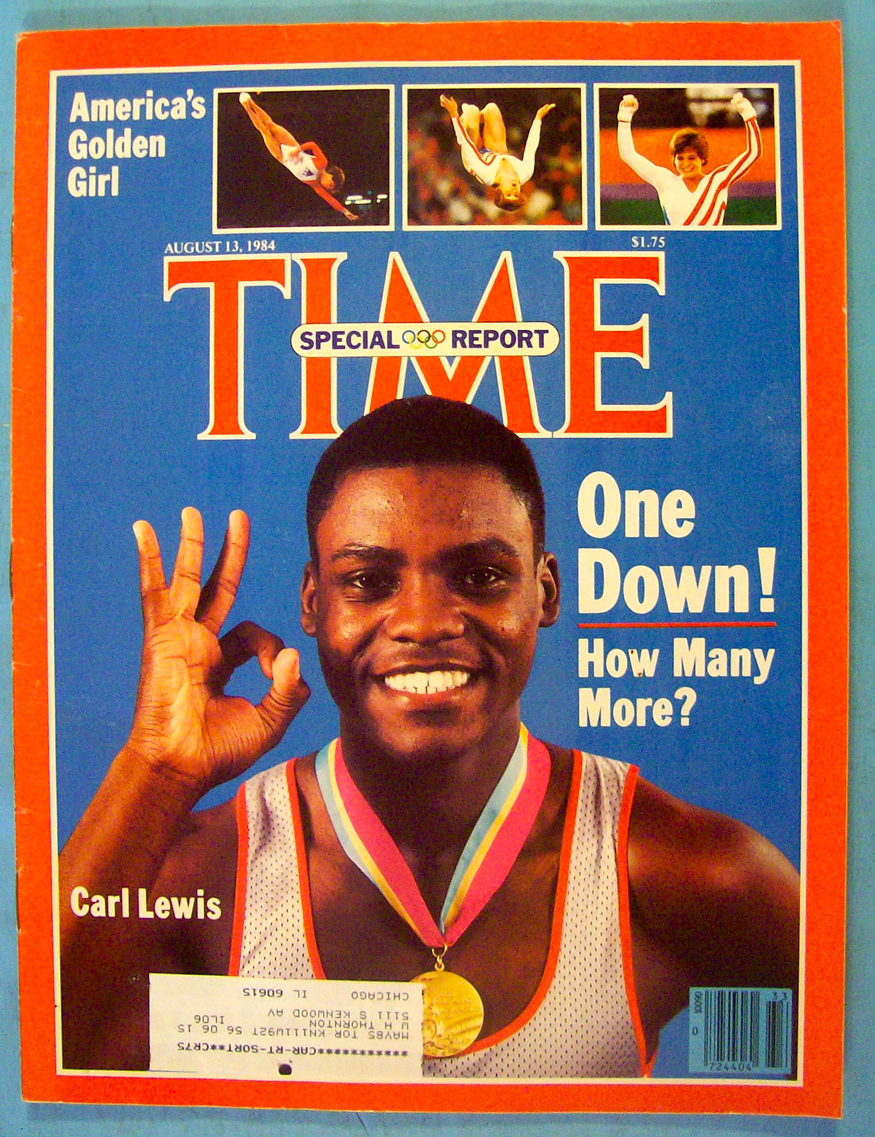 Time Magazine August 13, 1984 Carl Lewis