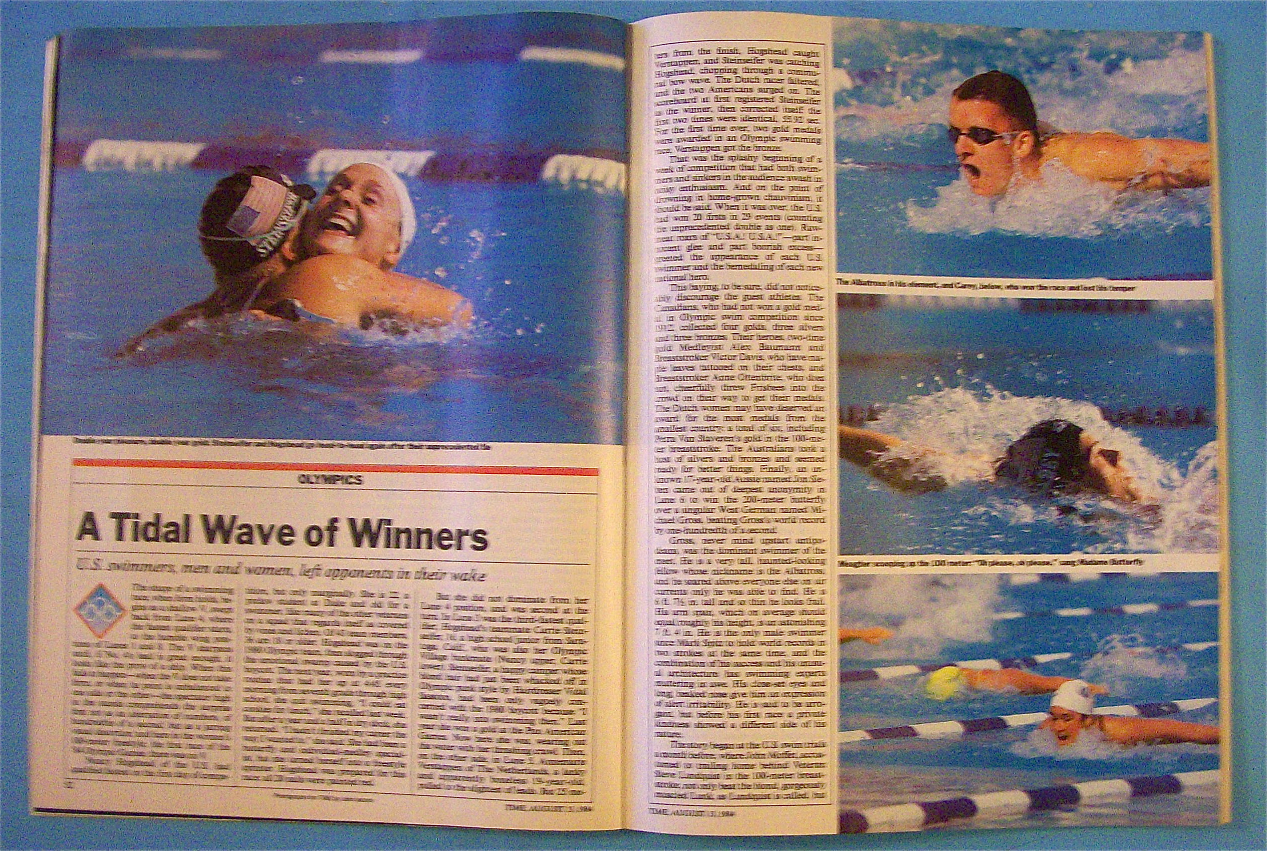 Time Magazine August 13, 1984 Carl Lewis
