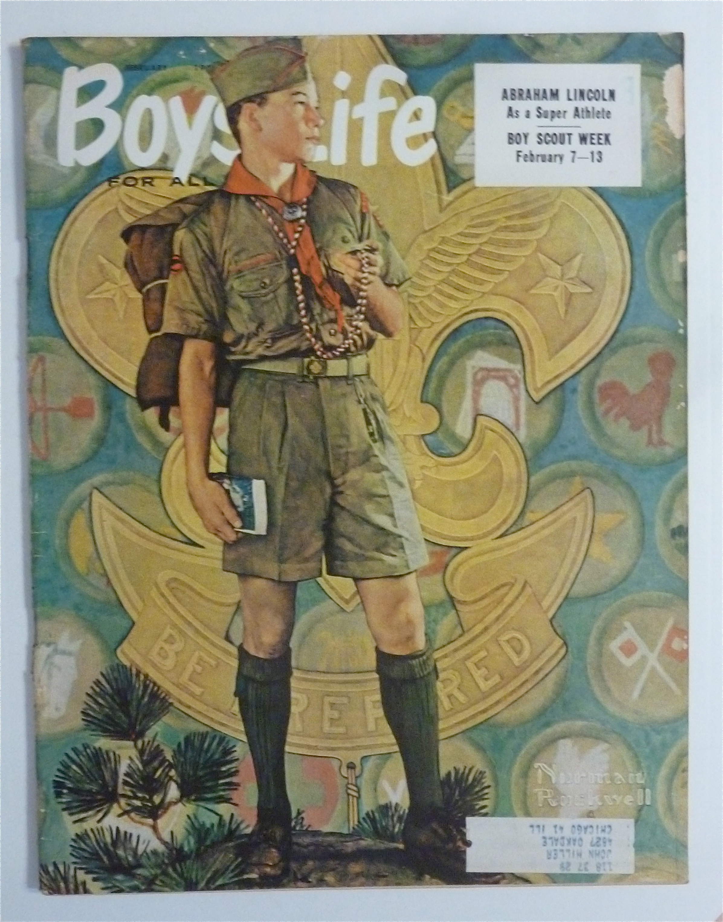 Boys Life Magazine February 1959 Abraham Lincoln