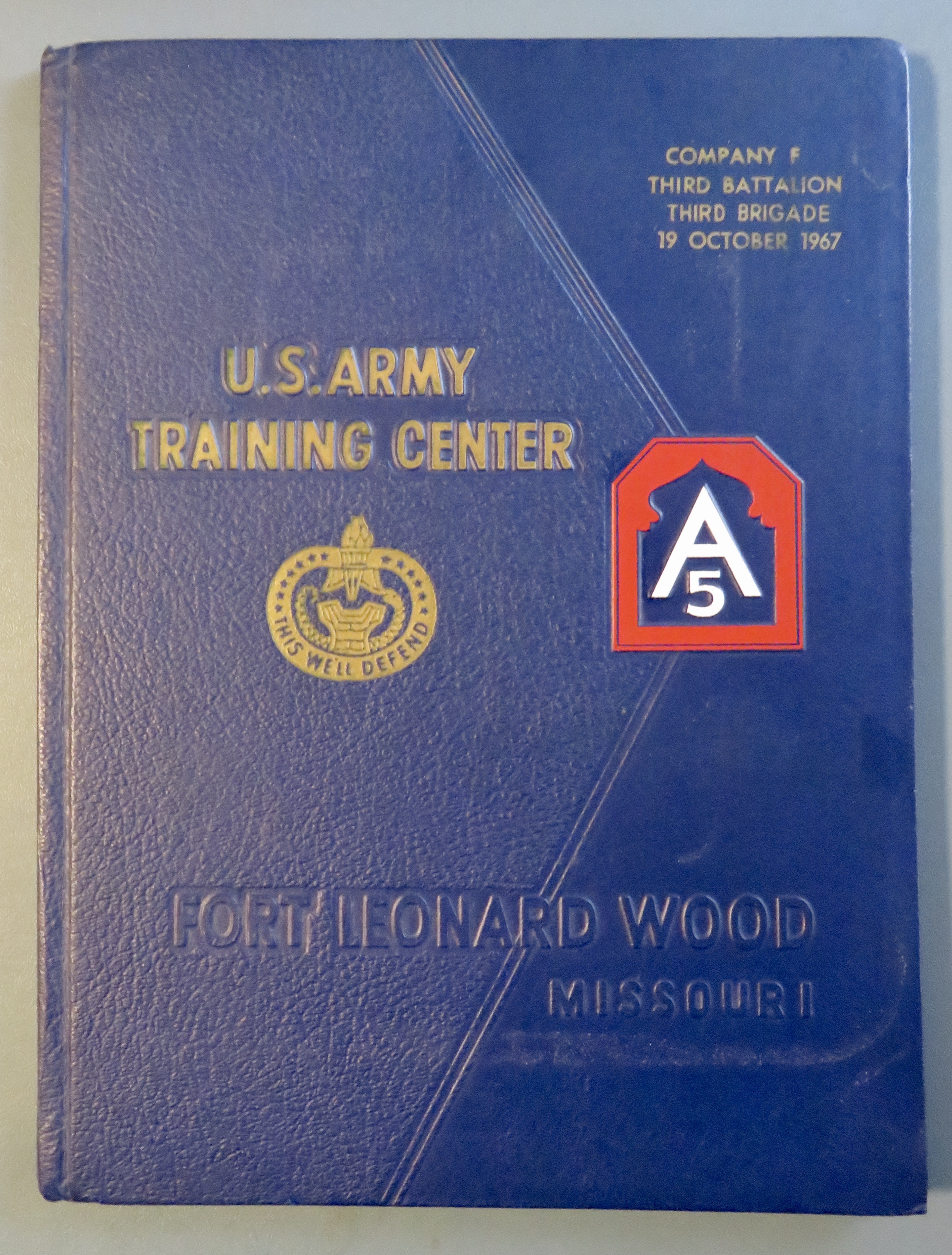 U.S. Army Third Battalion Company Yearbook 1967
