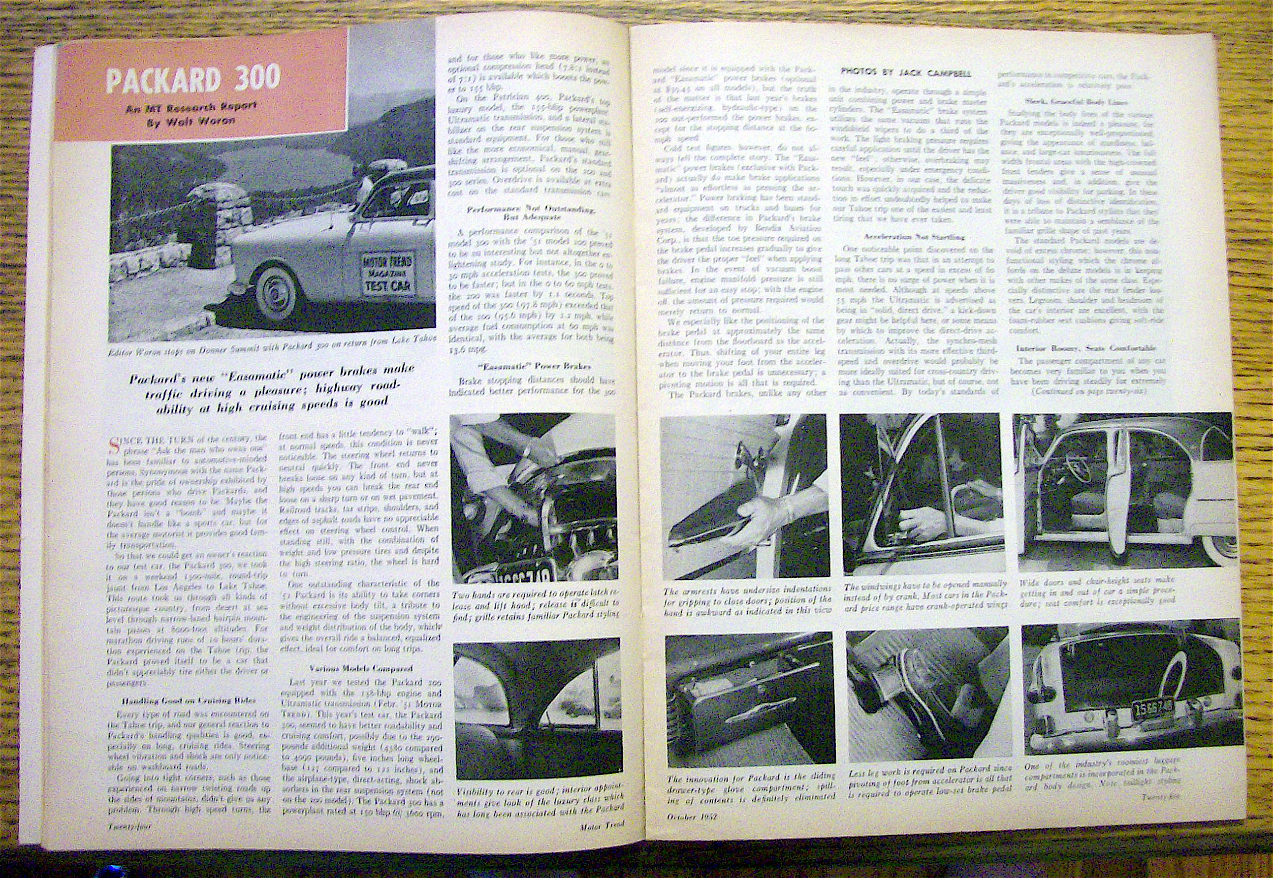 Motor Trend Magazine October 1952 Cars For Sportsmen